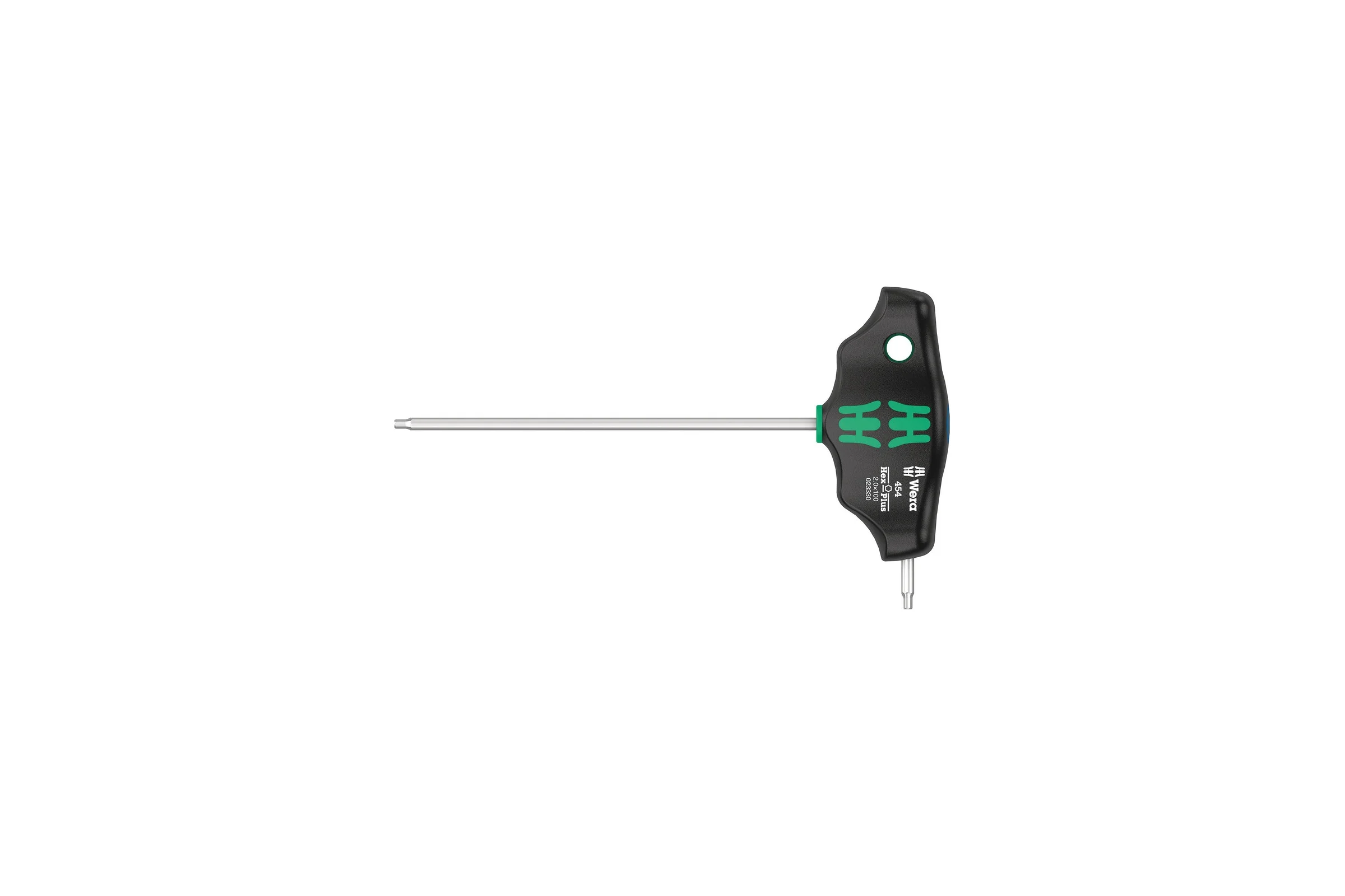 Шестигранная отвертка WERA 454 Hex-Plus, с Т-образной рукояткой, 2 x 100 мм WE-023330