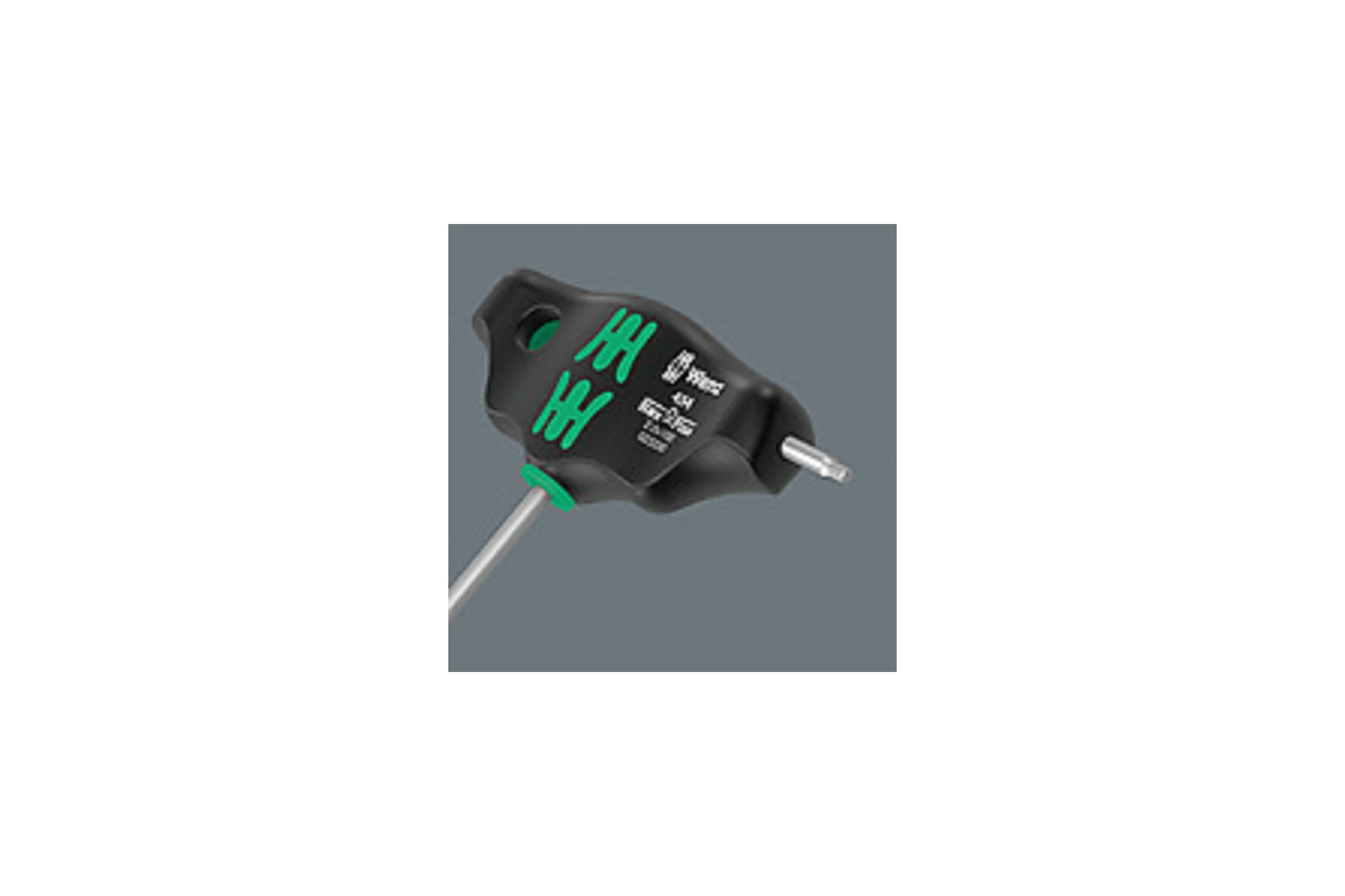 Шестигранная отвертка WERA 454 Hex-Plus, с Т-образной рукояткой, 2 x 100 мм WE-023330