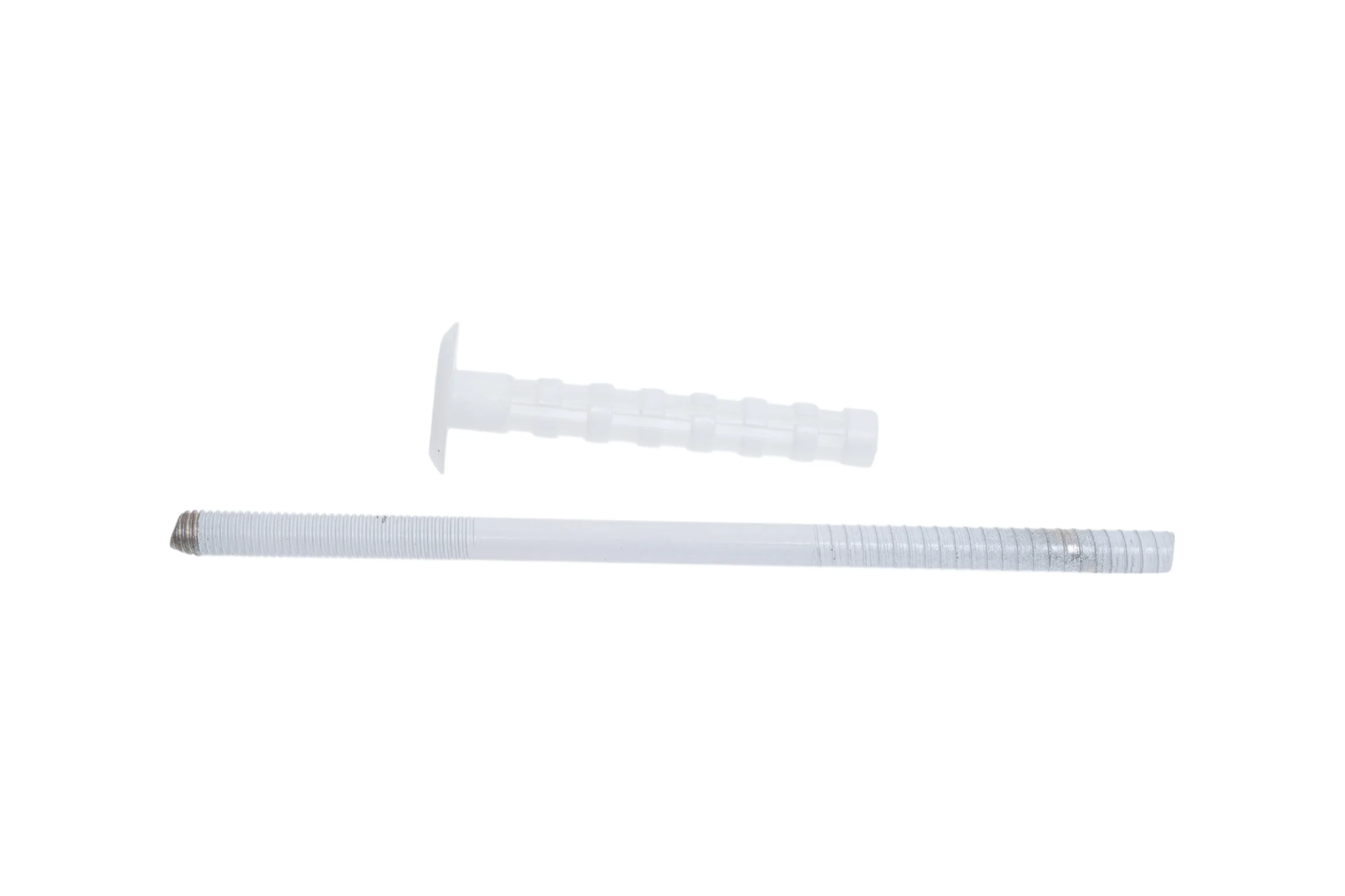 Крепление к стене KRATS D80, белое, металлическое, вод.хомут KS-80