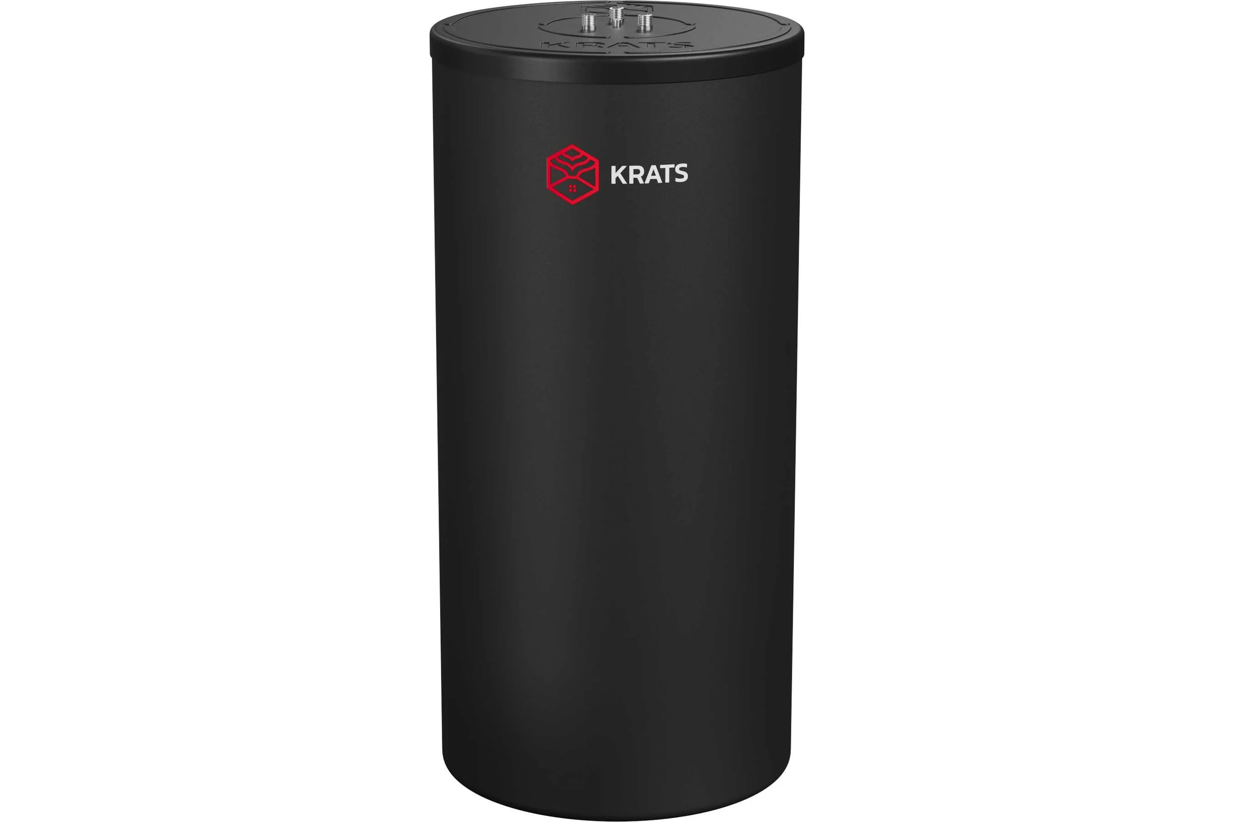 Бойлер косвенного нагрева напольный KRATS 230 PREMIUM черный, нержавеющая сталь, объем 150 л, производительность 1284 л/час при 40C, отверстие под ТЭН G 1 1/2" BKNSB-230