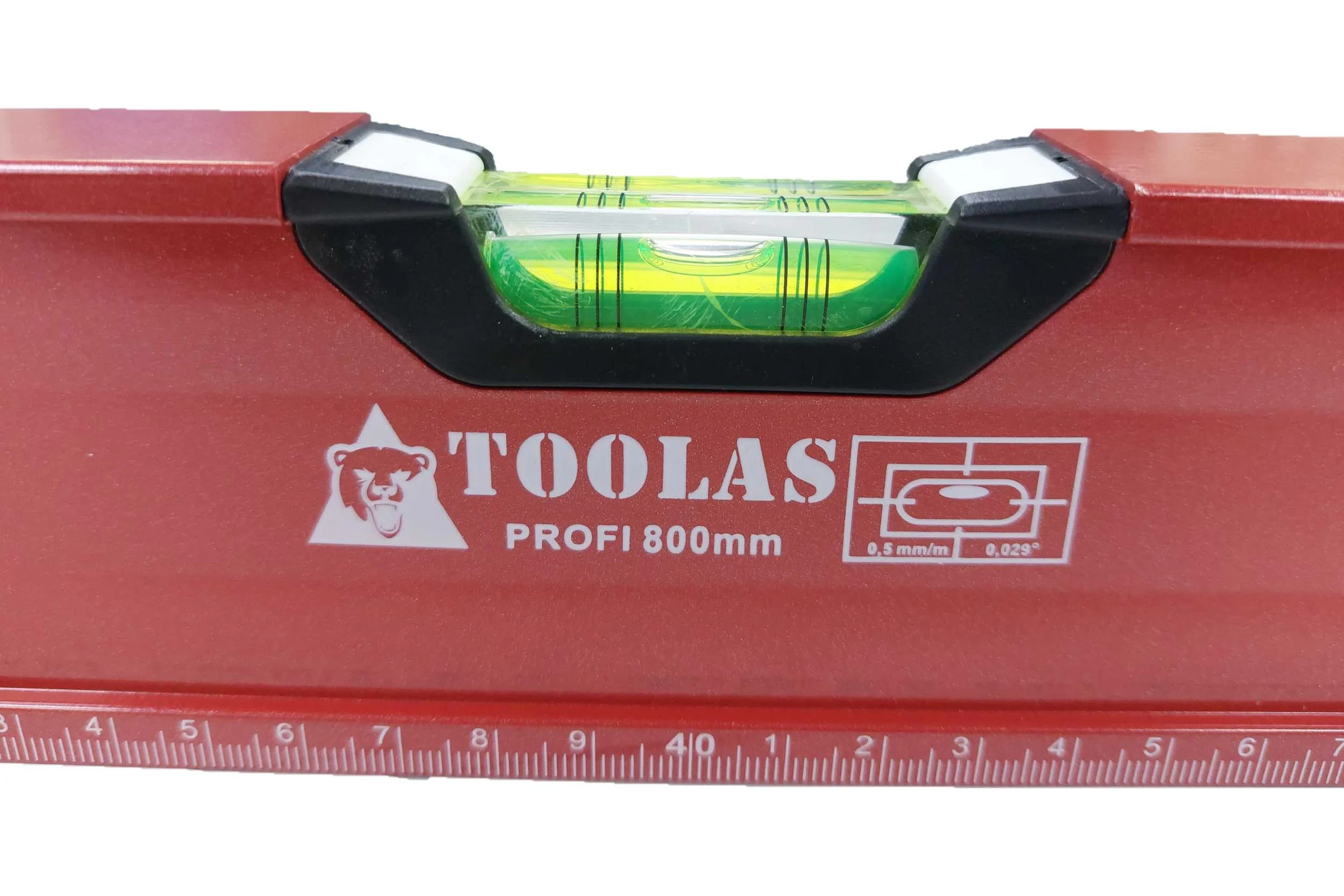 Уровень c магнитом TOOLAS ПРОФИ 800 мм 00003437