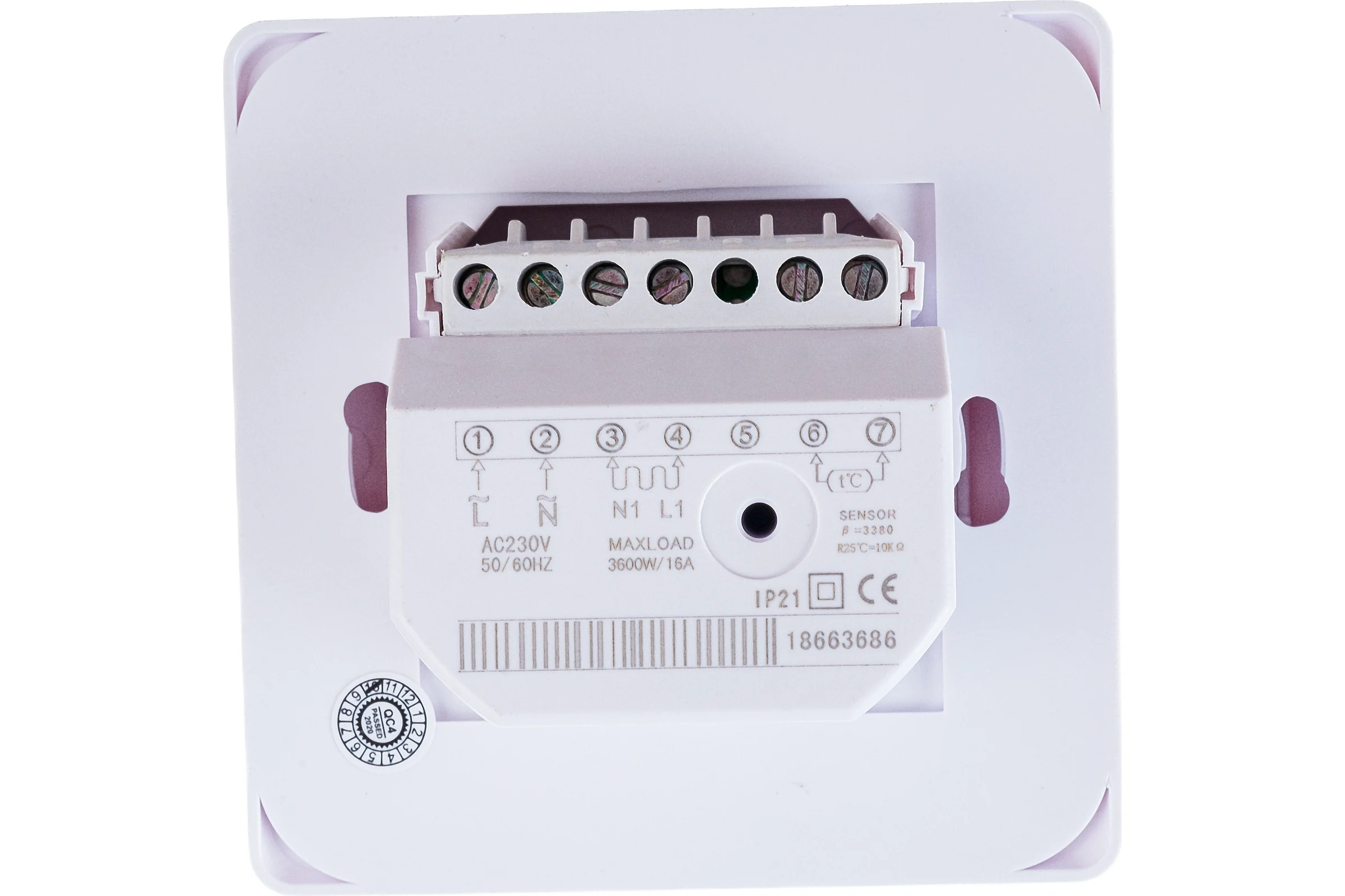 Термостат механический Basic (16 A; 230 В) для теплых полов EKF mtt-2