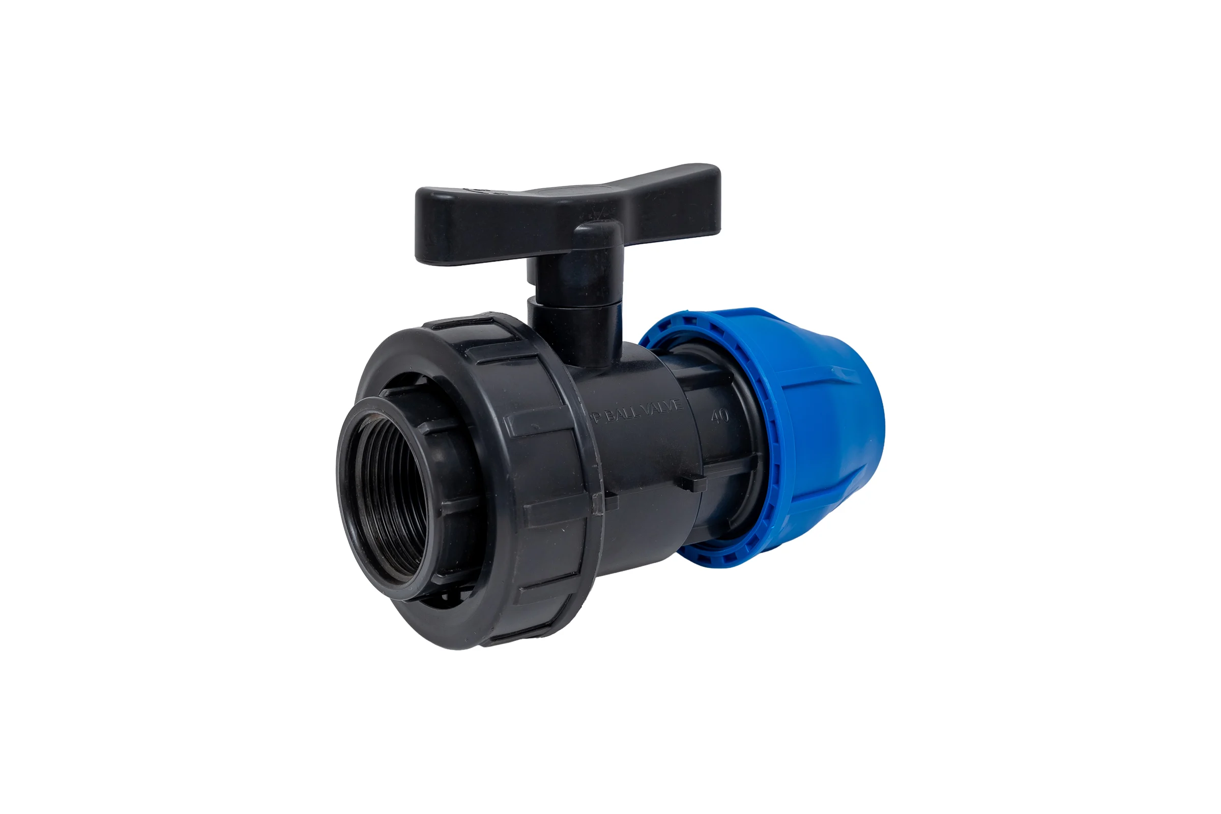 Кран ПНД Rvc 40x1 1/4", внутренняя резьба UNIO 16953