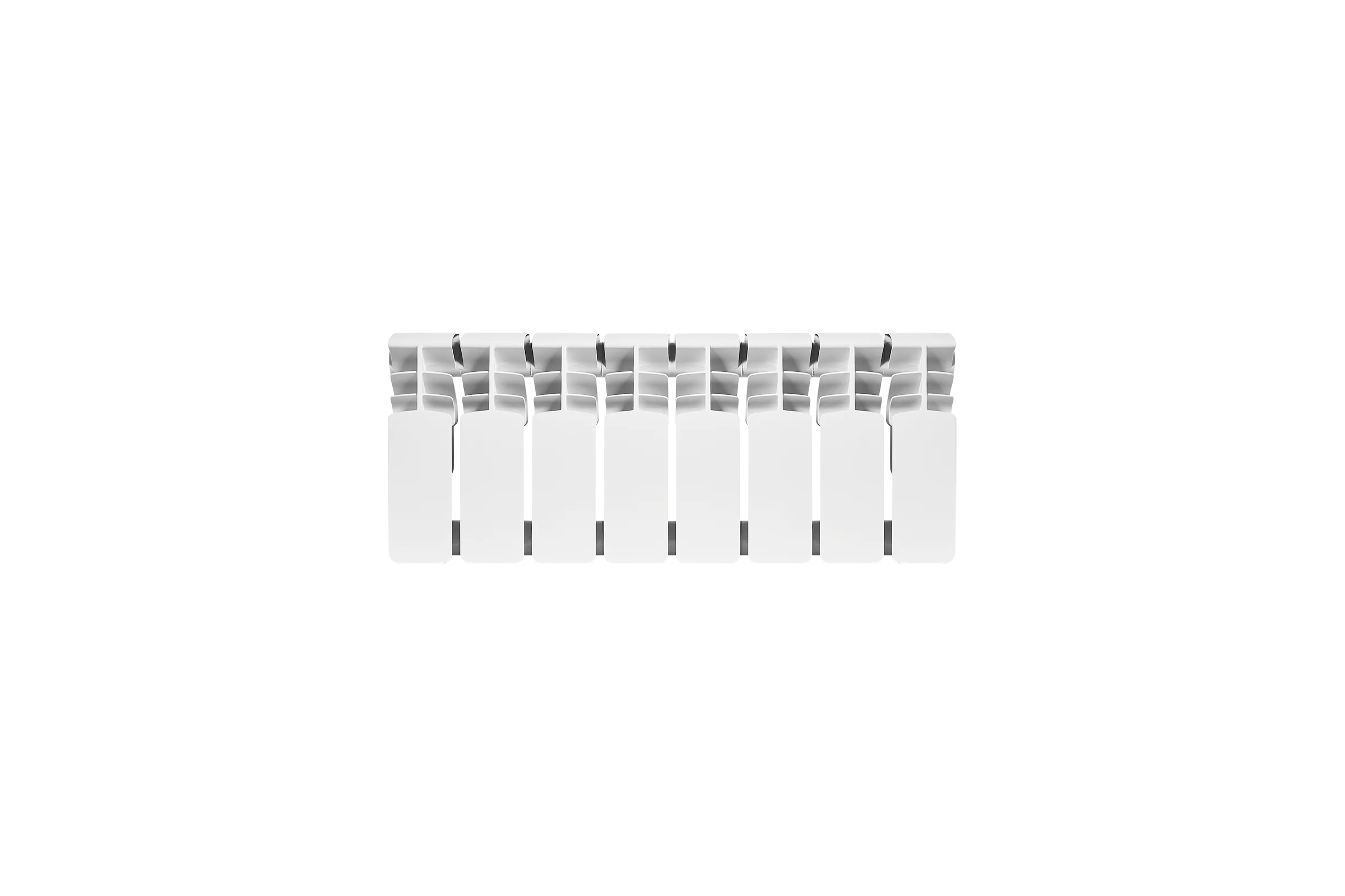 Биметаллический радиатор ROMMER Plus BM 200 8 секций RAL9016 RG008UKJVGS71S