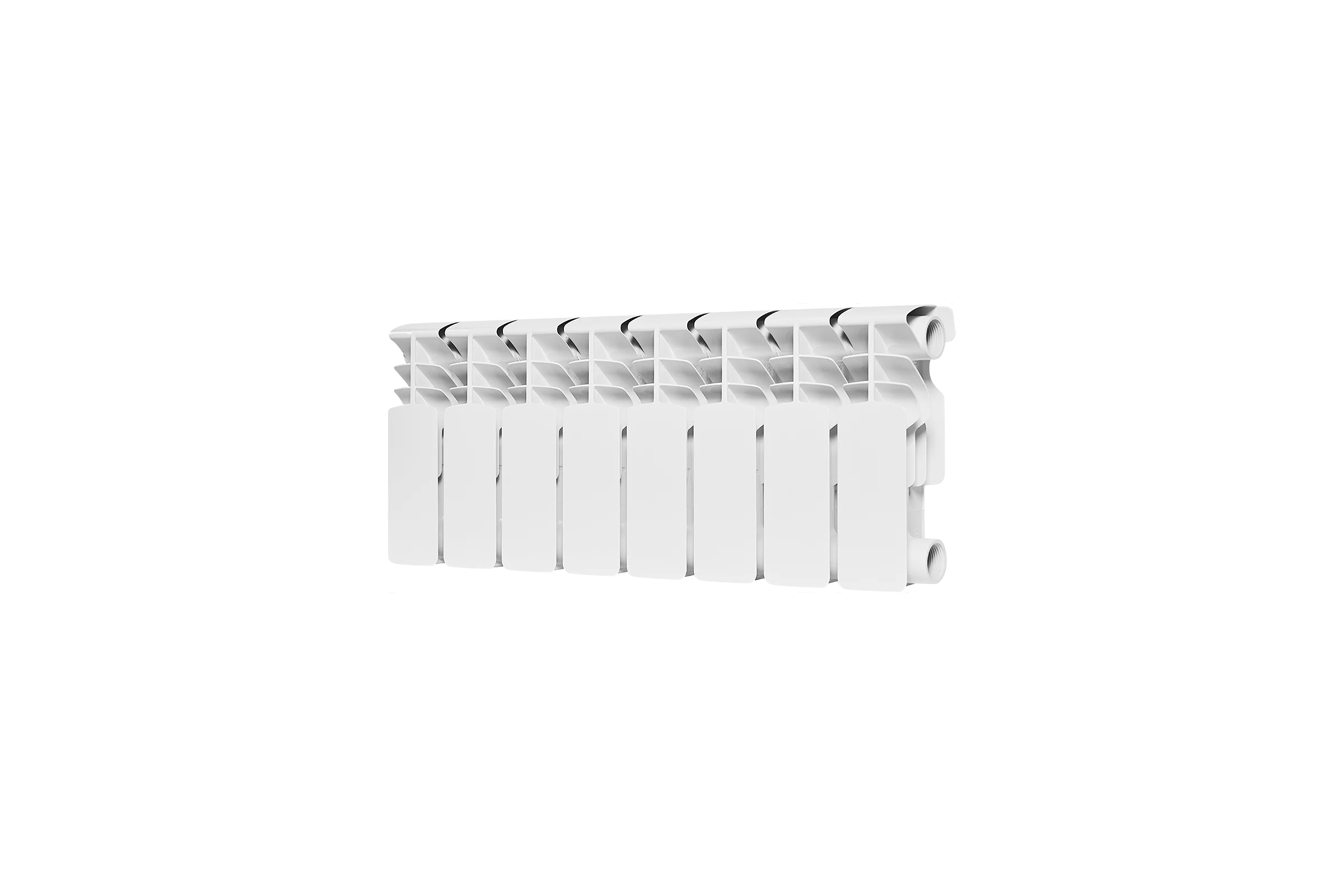 Биметаллический радиатор ROMMER Plus BM 200 8 секций RAL9016 RG008UKJVGS71S