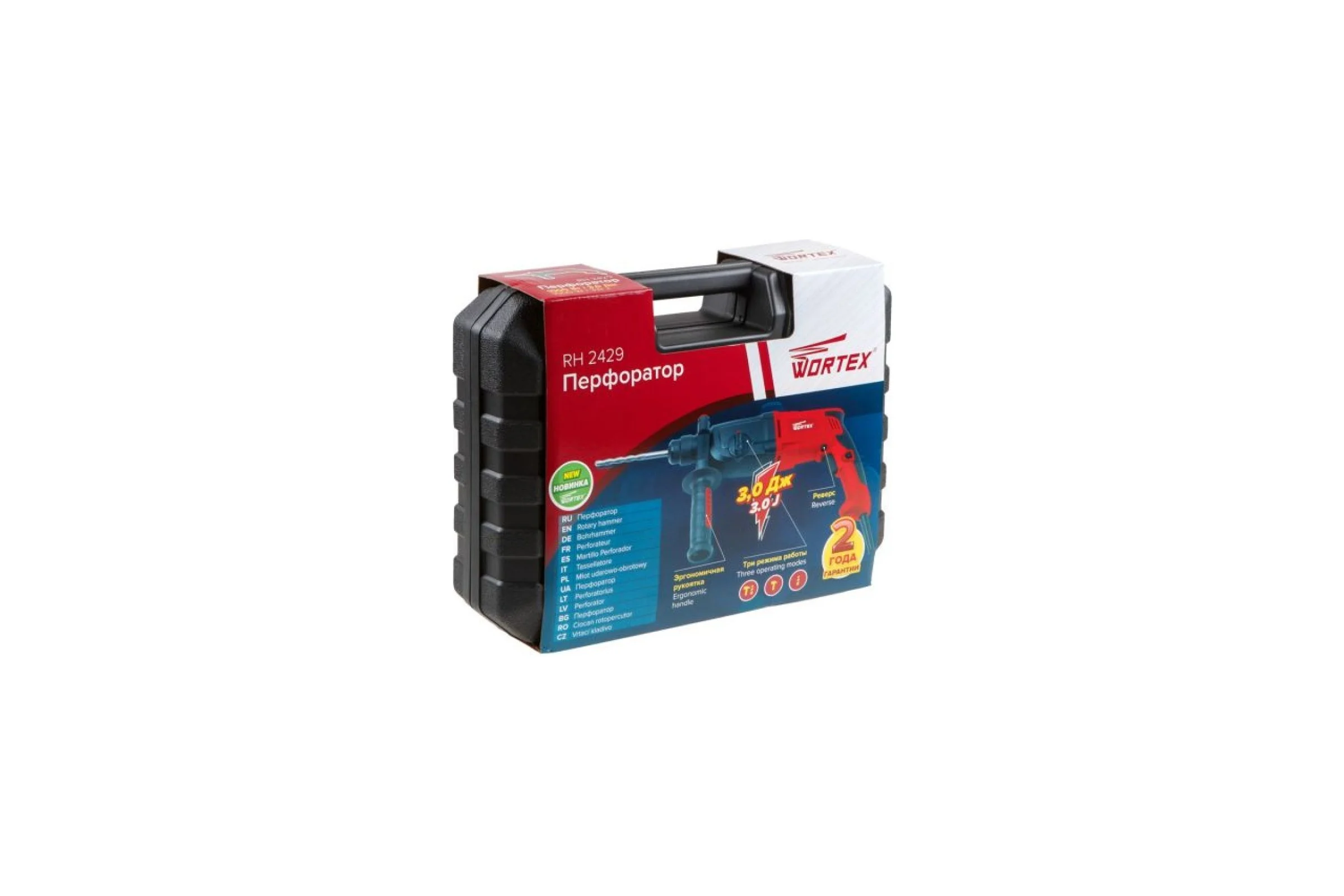Перфоратор WORTEX RH 2429 в чемодане RH242900011