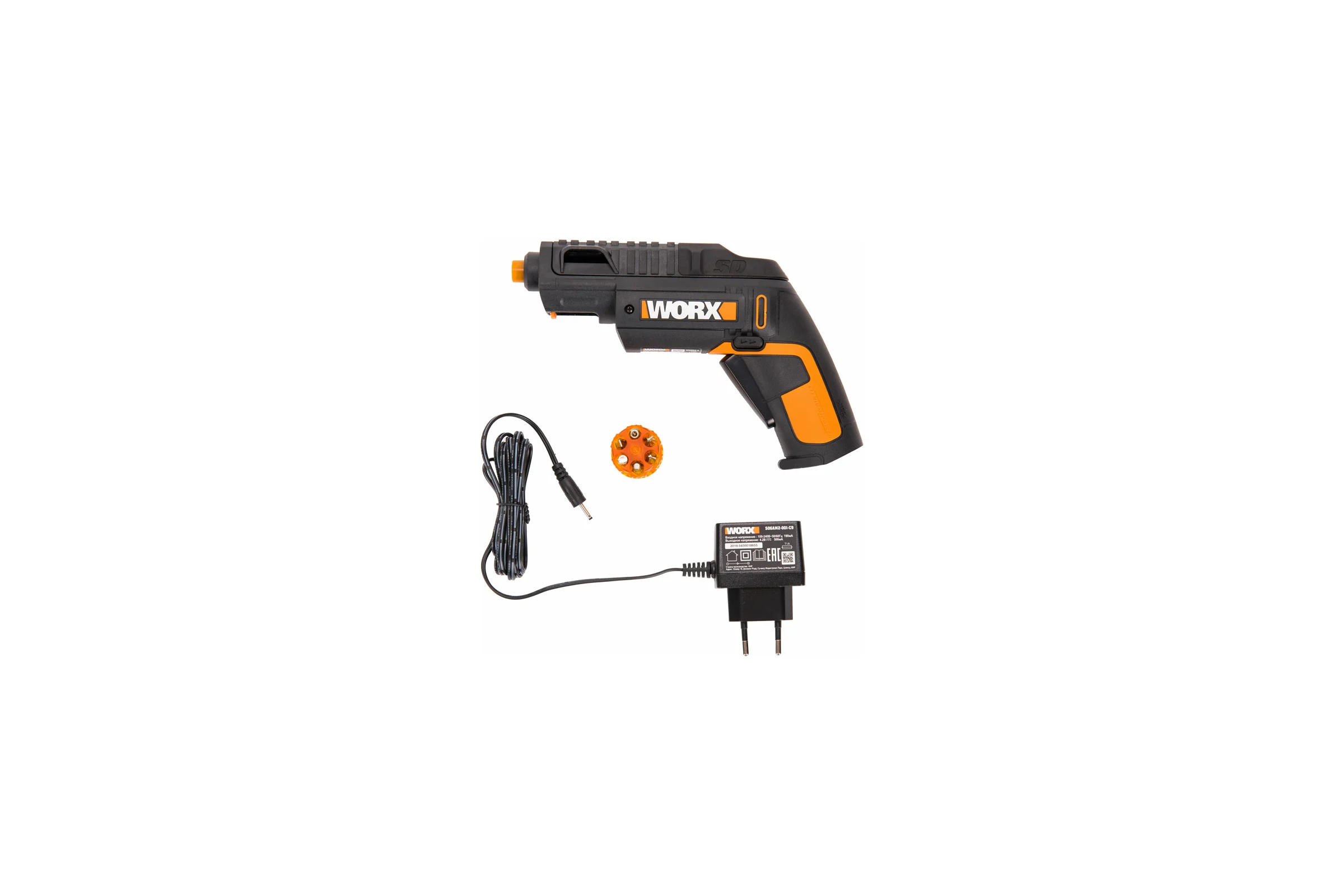 Аккумуляторная отвертка WORX SD Slide Driver, 4 В WX254.4