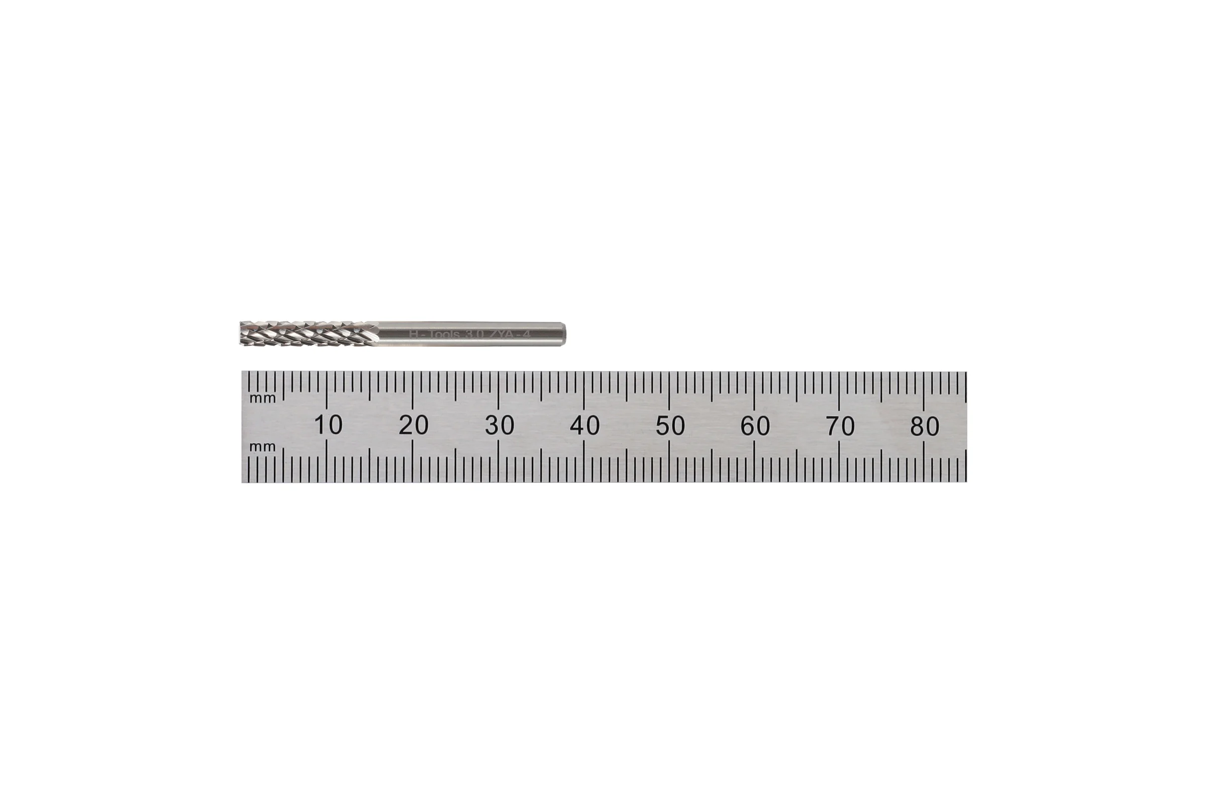 Бор-фреза твердосплавная форма A(ZYA) 3.0x13x38 мм, S=3 мм, HM H-Tools 116046HT