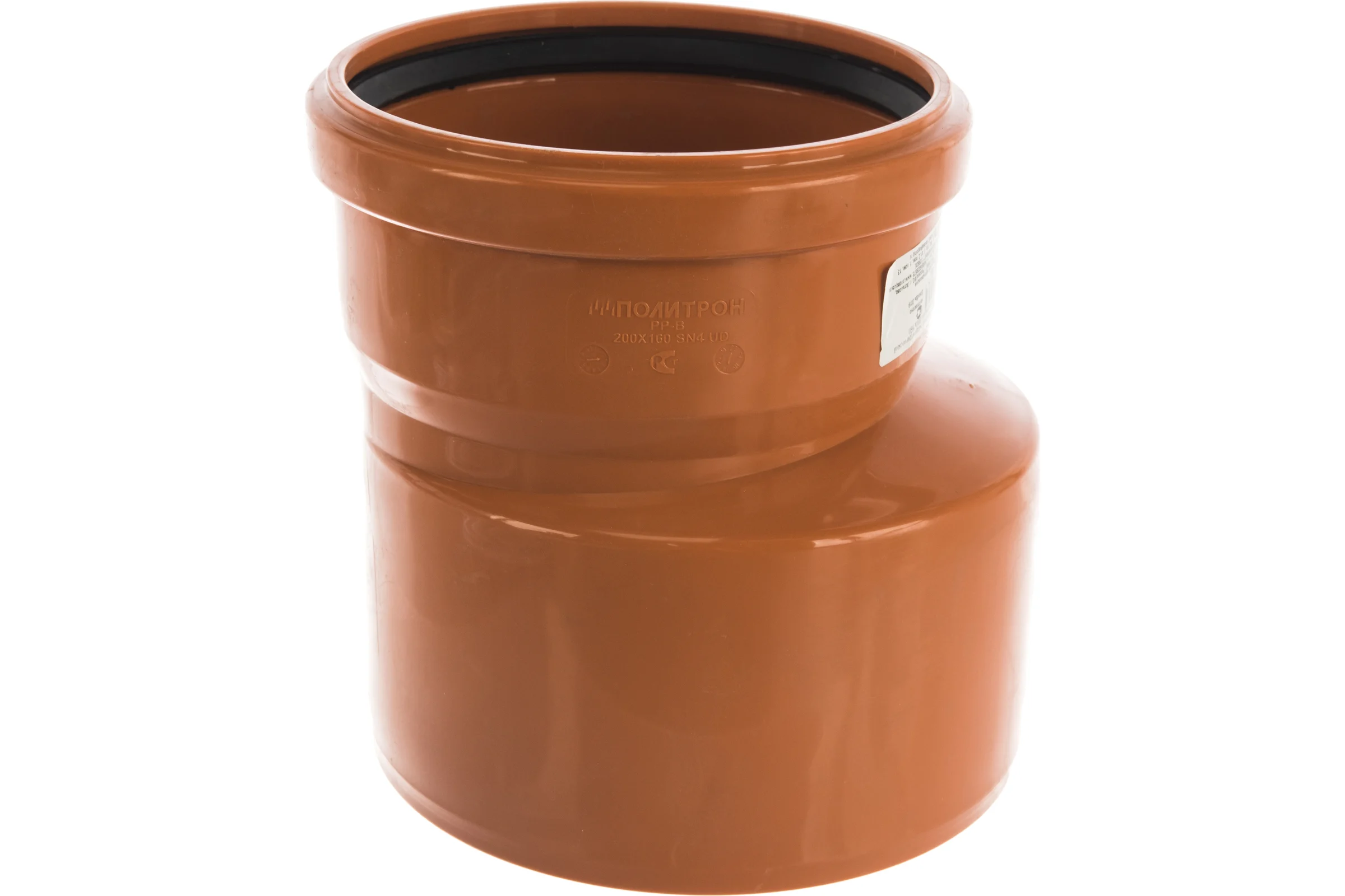 Переход эксцентрический для наружной канализации PRO AQUA TERRA PP 200x160 PPH4020016
