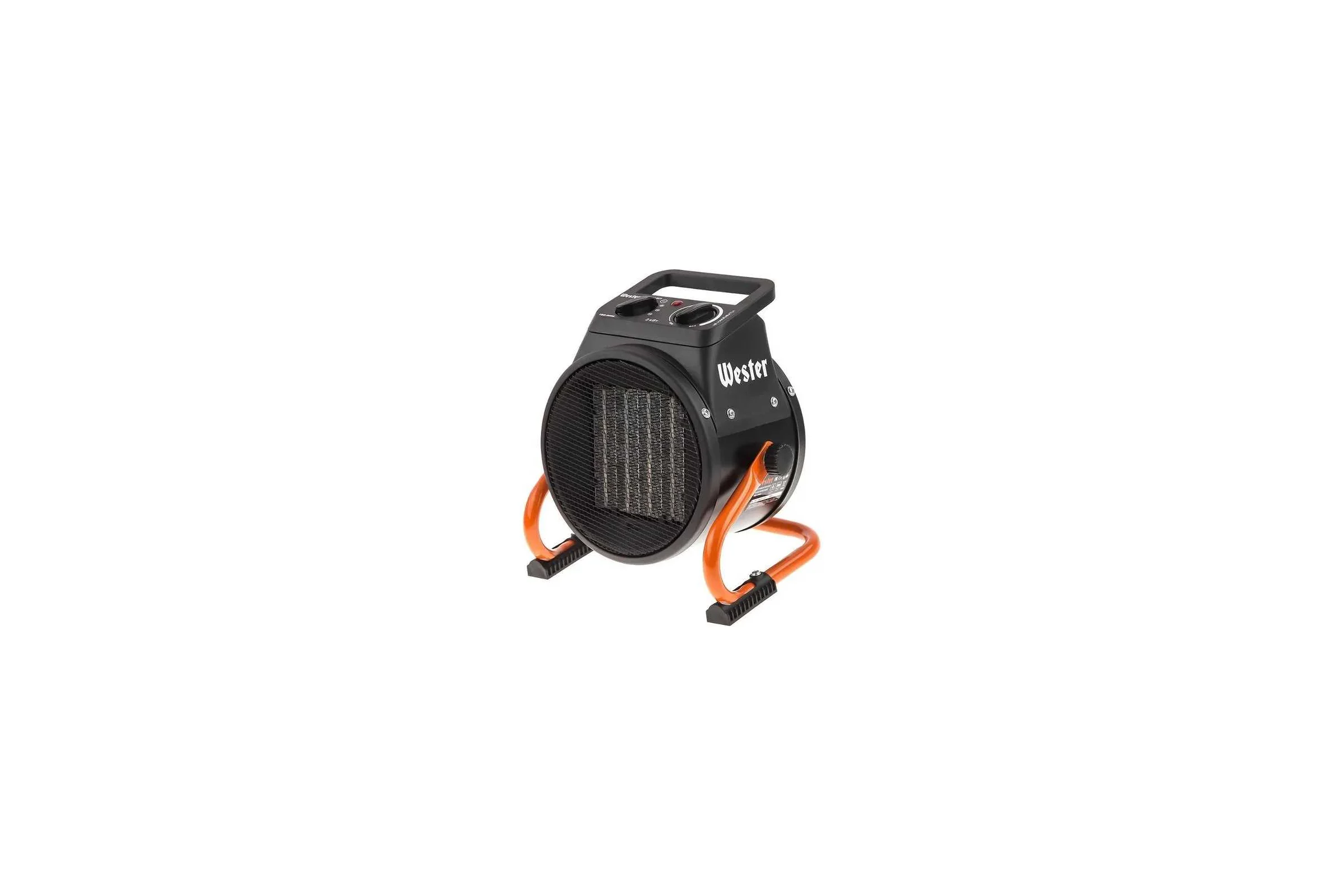 Тепловентилятор электрический WESTER TBK-2000 2 кВт, 197 м3/ч, 20 м2, 1.38 кг, керамический ТЭН 556646