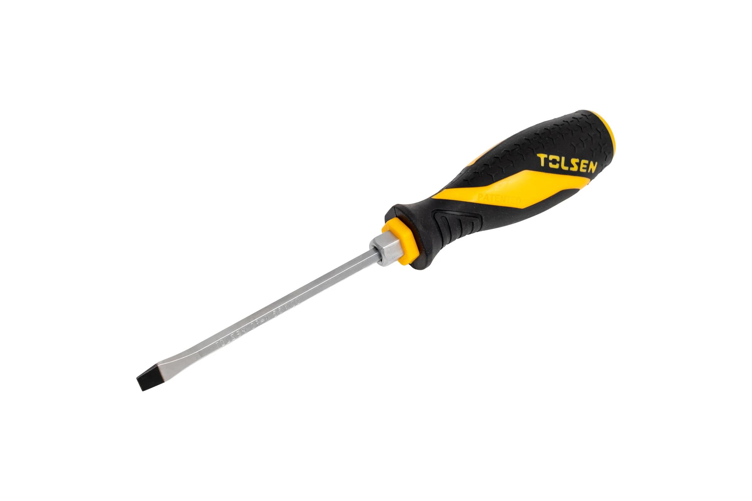 Отвертка шлицевая TOLSEN "GRIPro" Slotted 5,5 мм, 100 мм, силовая 20112