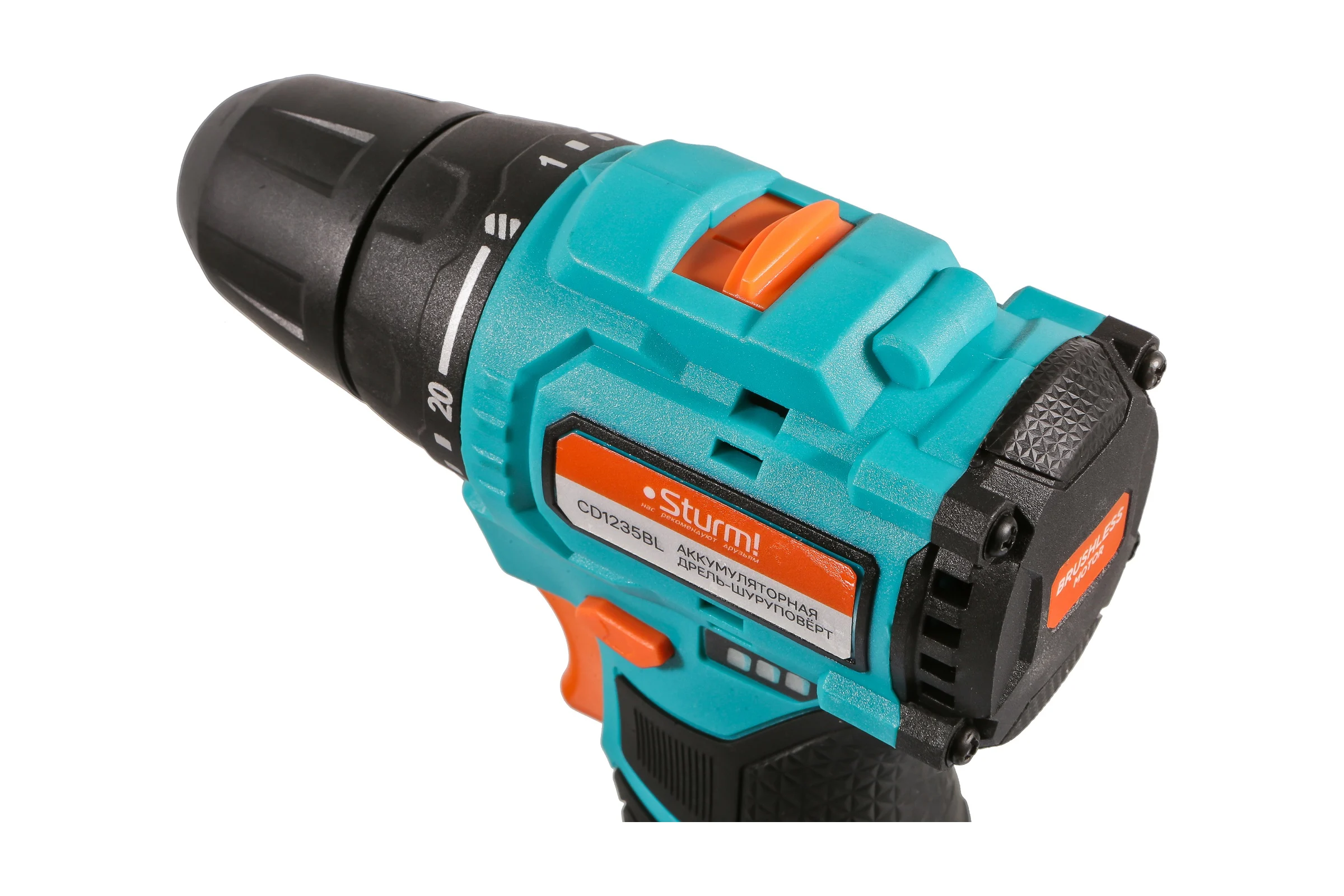 Аккумуляторный шуруповерт Sturm 1BatterySystem12V CD1235BL