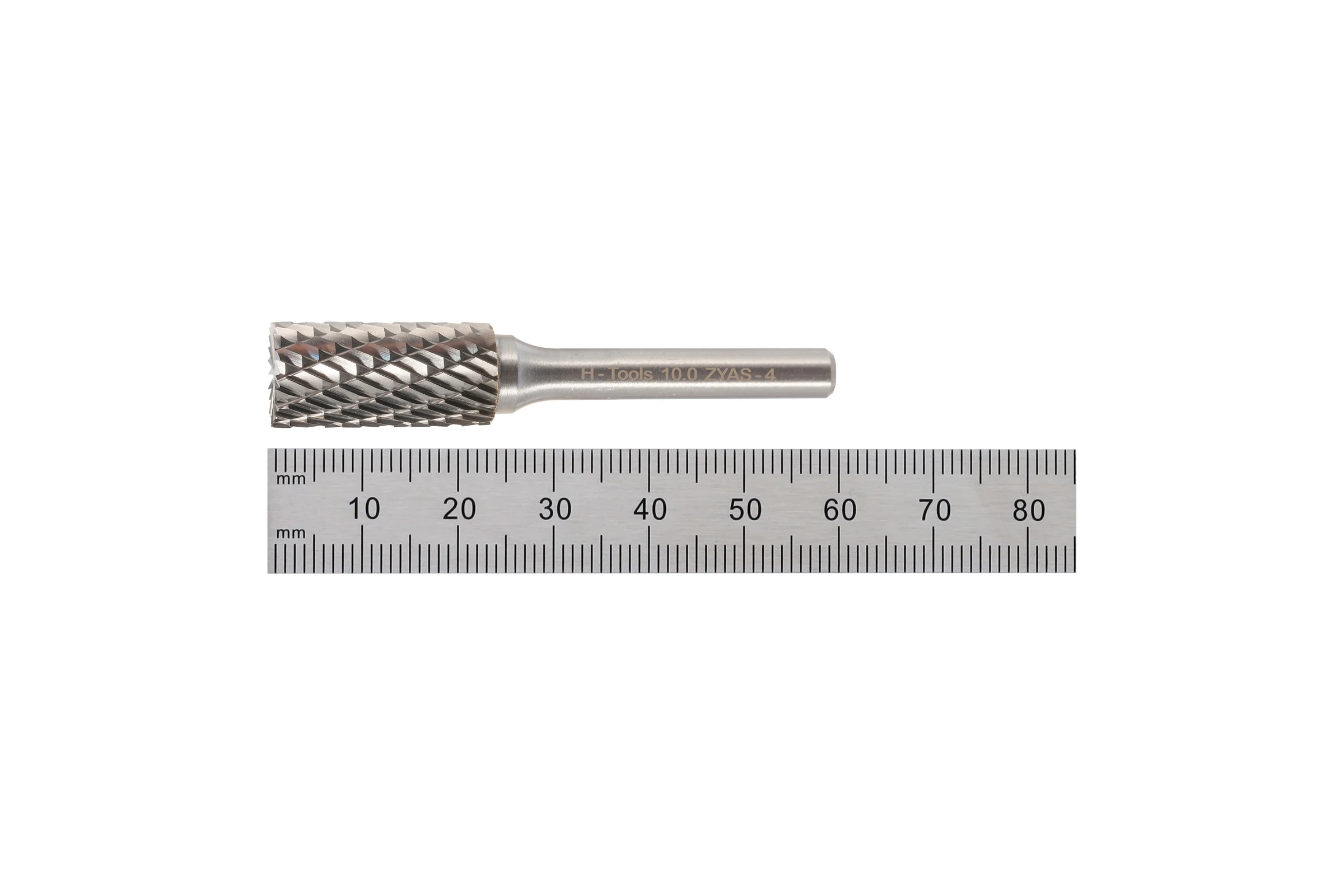 Бор-фреза твердосплавная форма B(ZYAS) 10.0x20x60 мм, S=6 мм H-Tools HM 116017HT