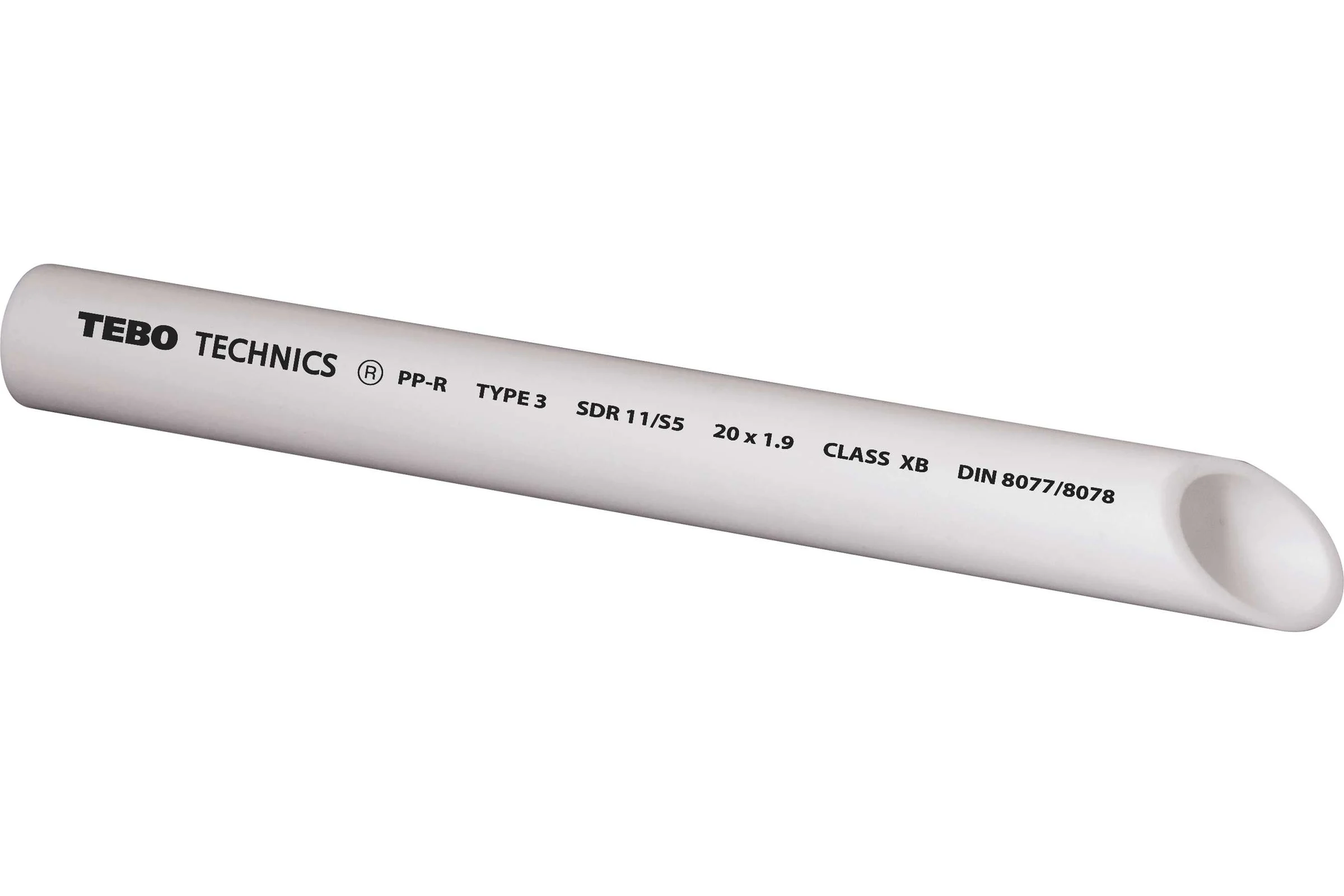 Труба TEBO PPR 25х2,3мм SDR11 (2м) 030010103-02