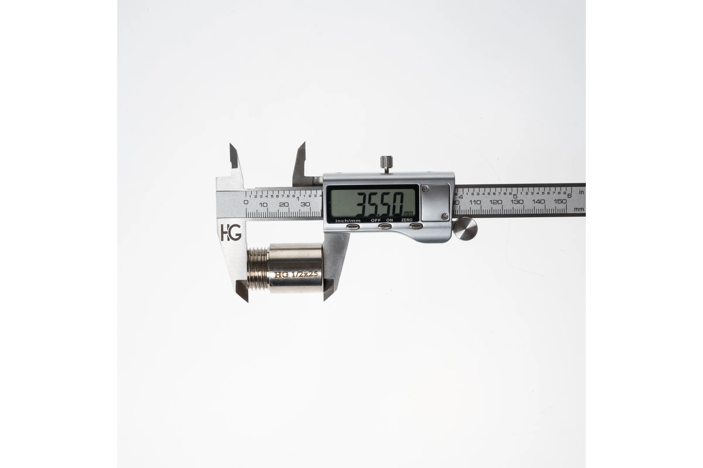 Гайка удлинительная HG S12 НР/ВР 1/2" x 25 мм, никель 1896929