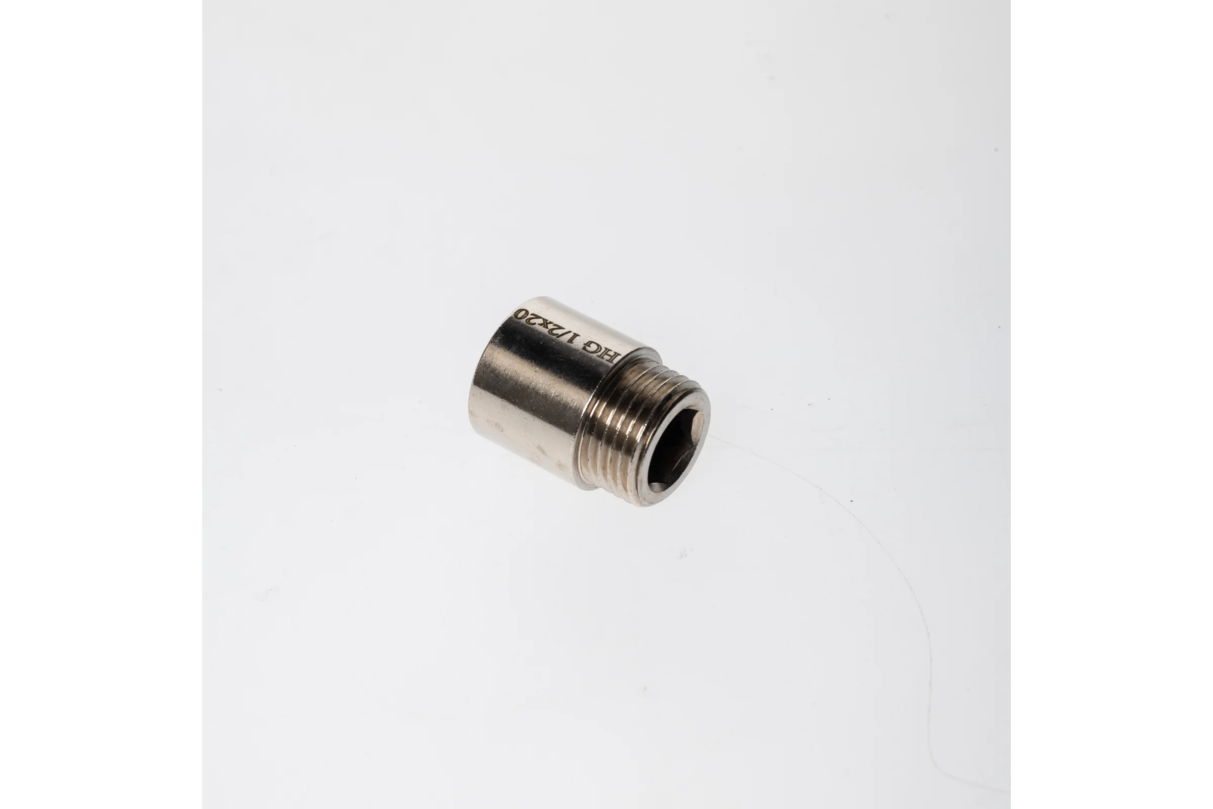 Гайка удлинительная HG S12 НР/ВР 1/2" x 20 мм, никель 1896899