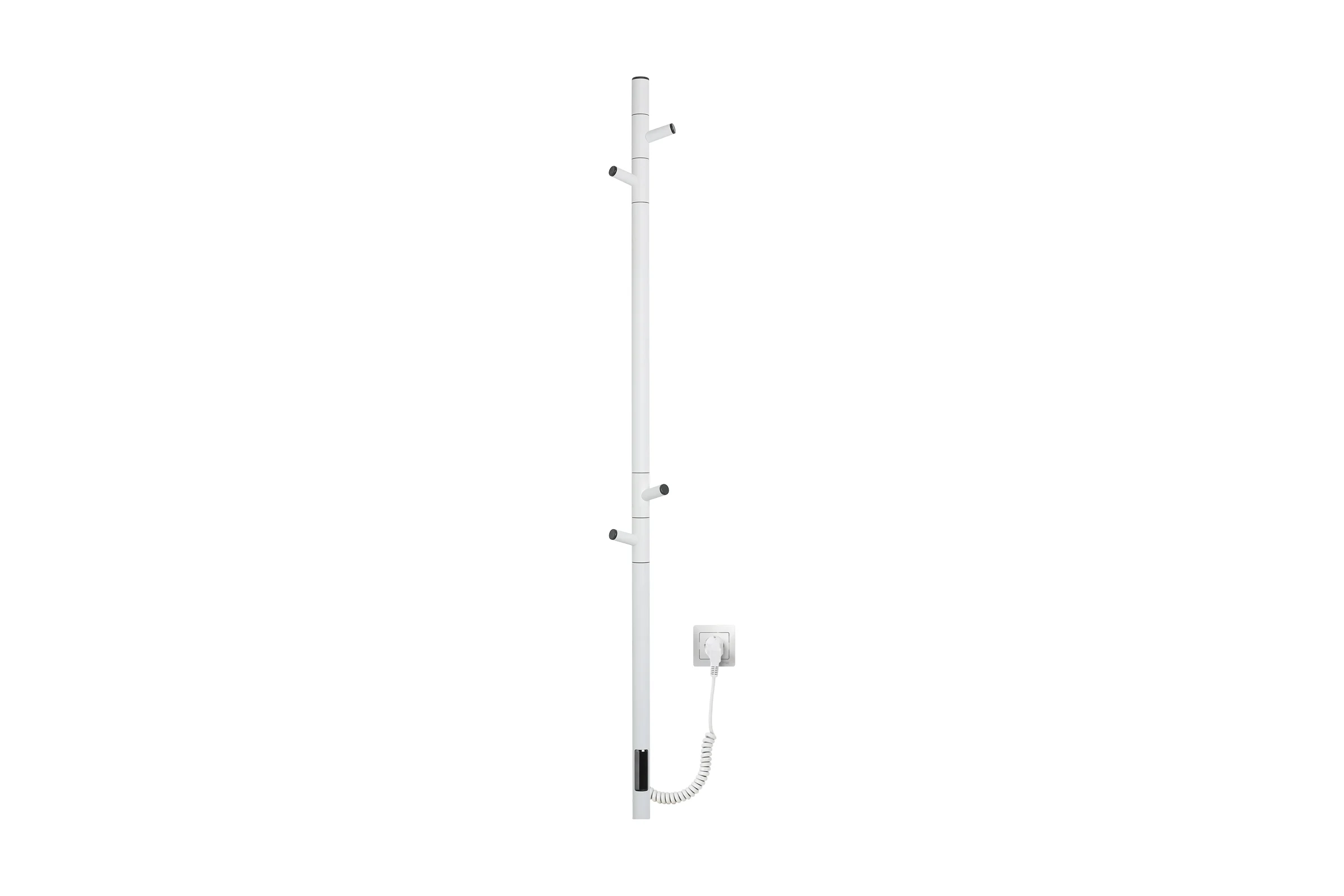 Полотенцесушитель электрический VINCEA 15x140, белый, таймер VTD-1DWE