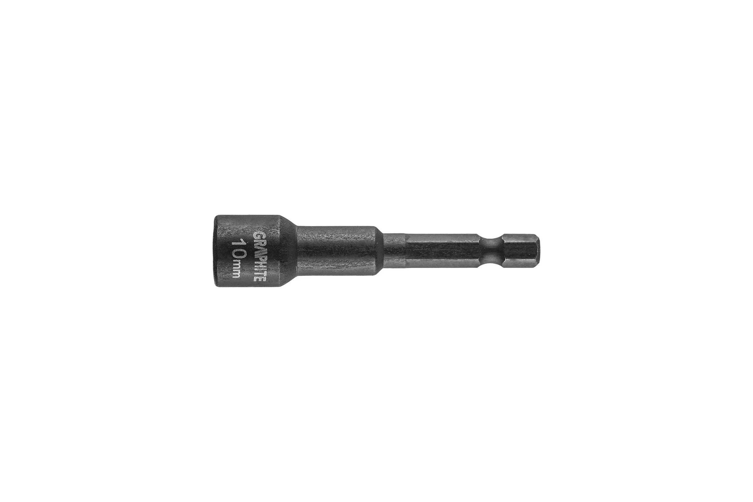 Головка ударная шестигранная с магнитом (10х65 мм) GRAPHITE 56H552