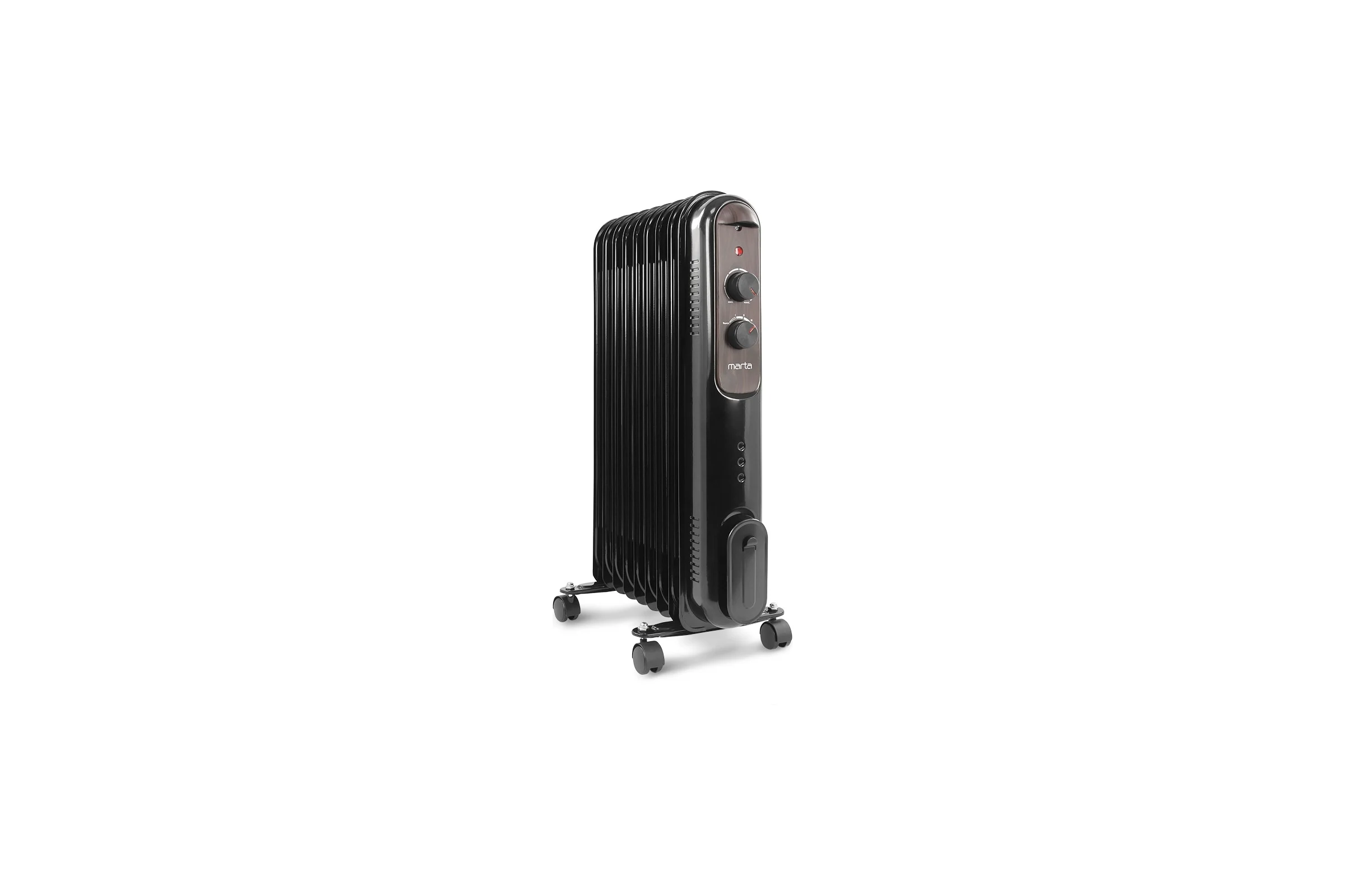 Масляный обогреватель MARTA MT-OH2430B черный жемчуг 38307