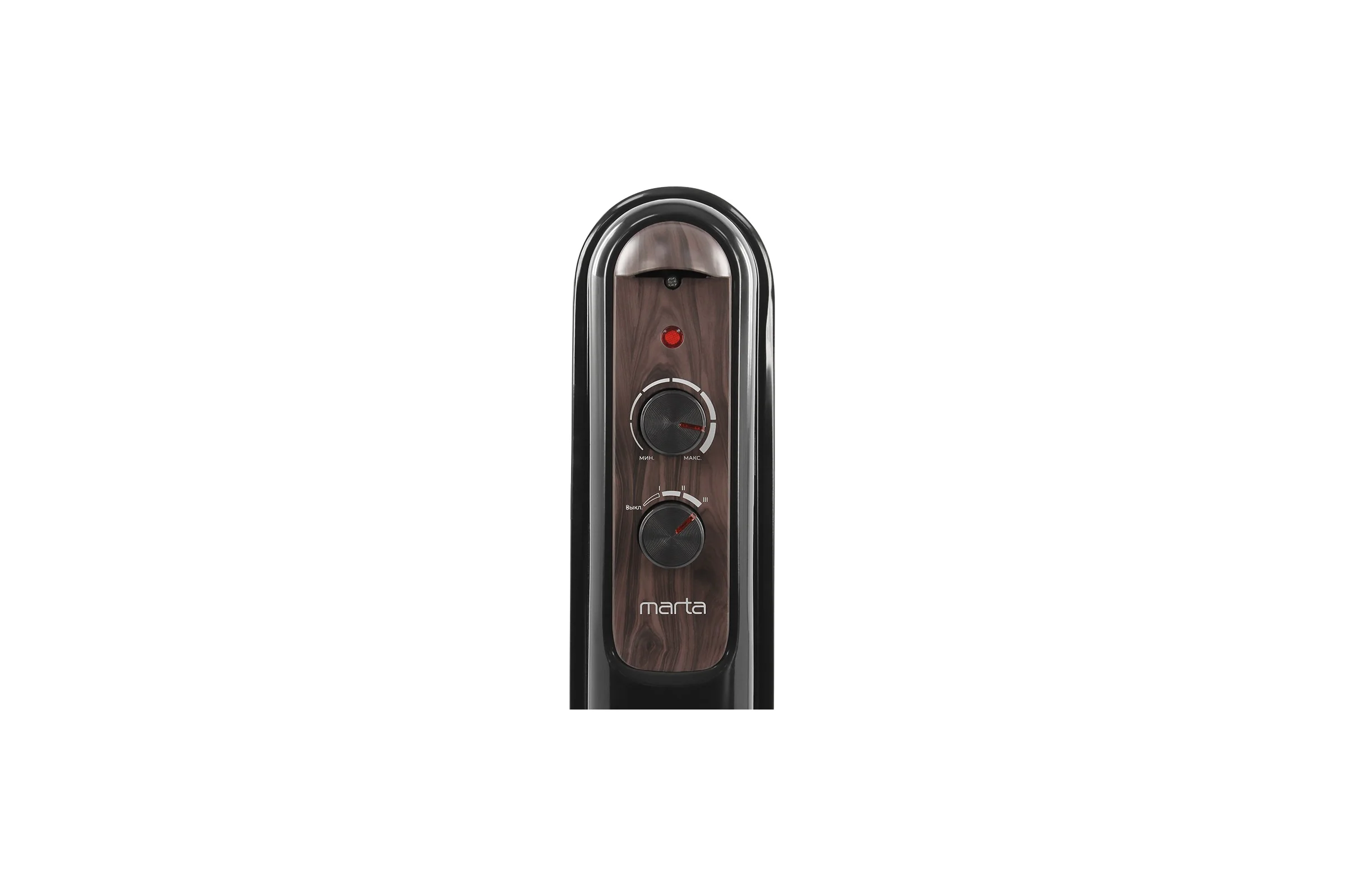 Масляный обогреватель MARTA MT-OH2430B черный жемчуг 38307
