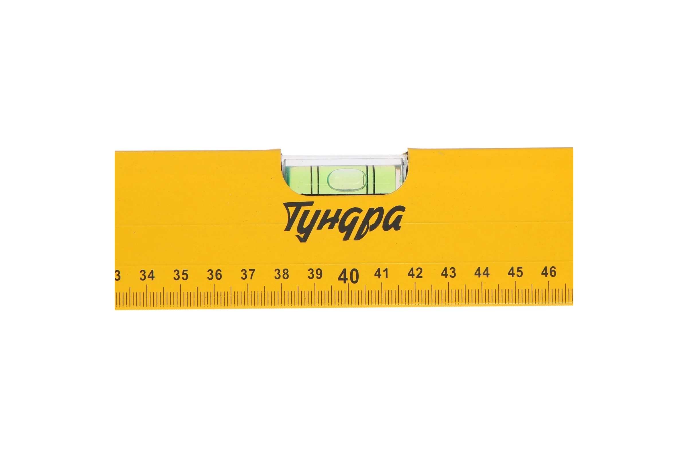 Алюминиевый уровень ТУНДРА 3 глазка, линейка, 800 мм 2964623