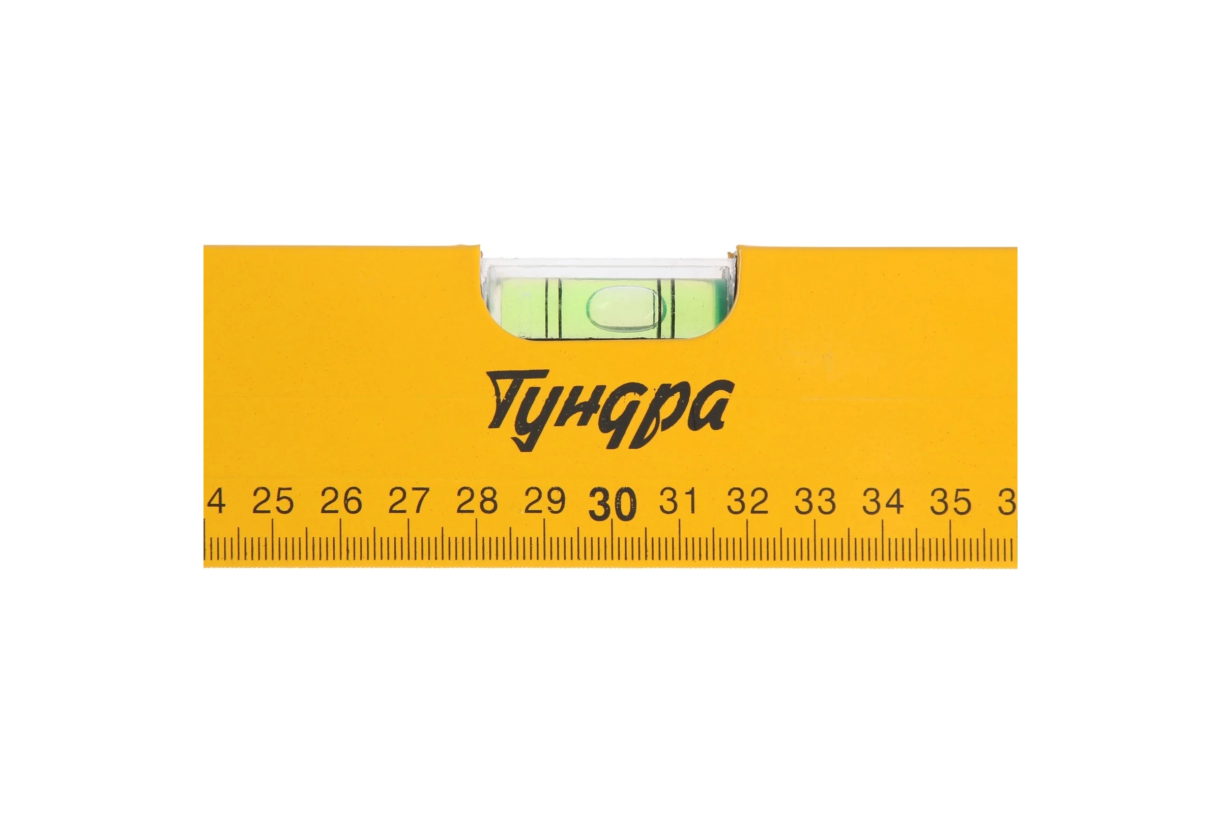 Алюминиевый уровень ТУНДРА 3 глазка, линейка, 600 мм 2964622
