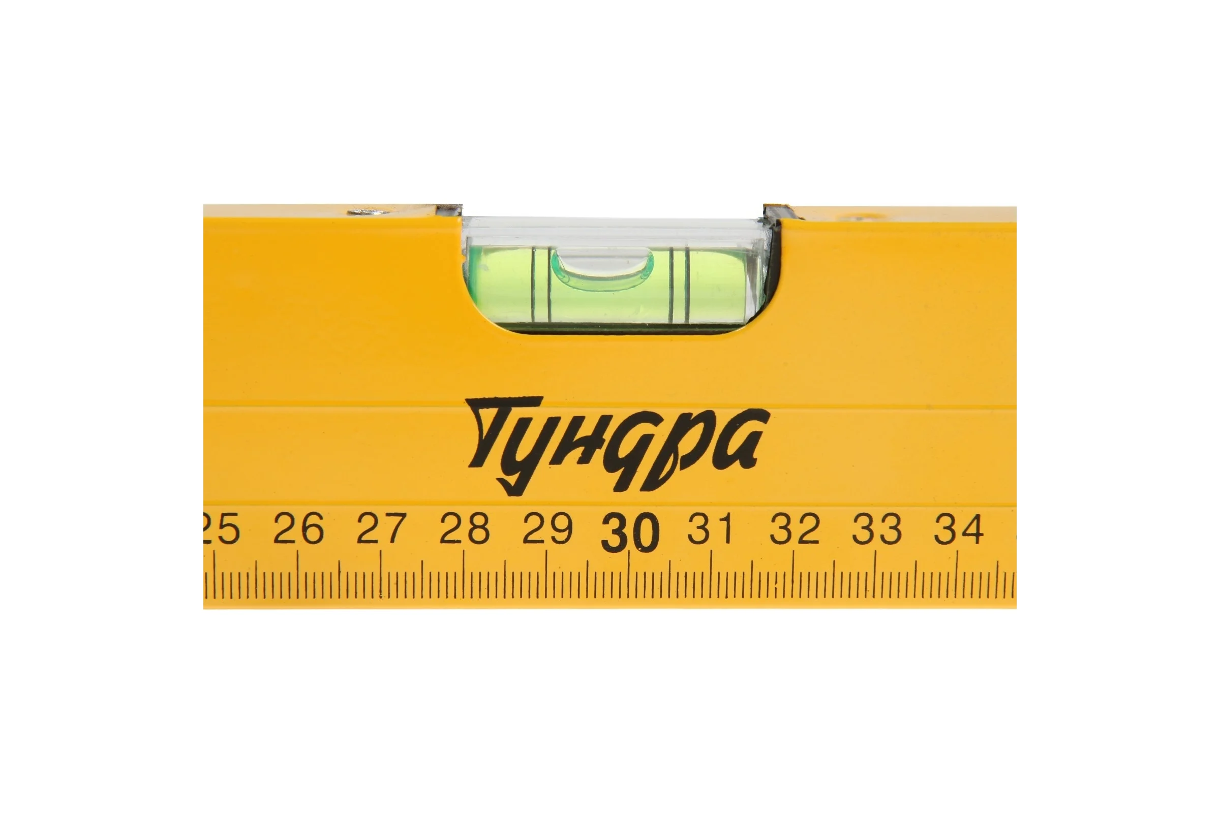 Алюминиевый уровень ТУНДРА 3 глазка, линейка, 600 мм 2964622