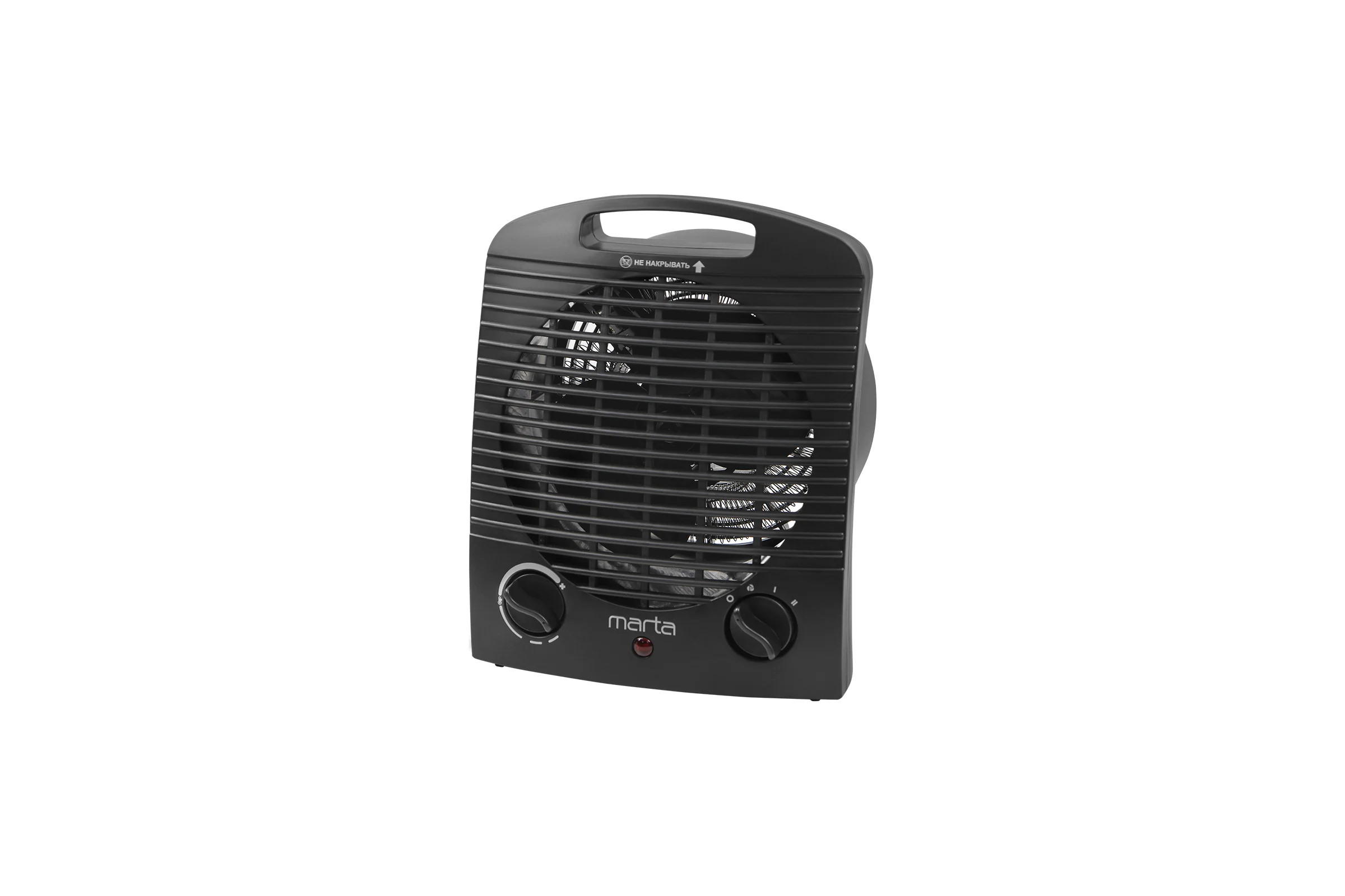 Тепловентилятор MARTA MT-FH2529B черный 41667