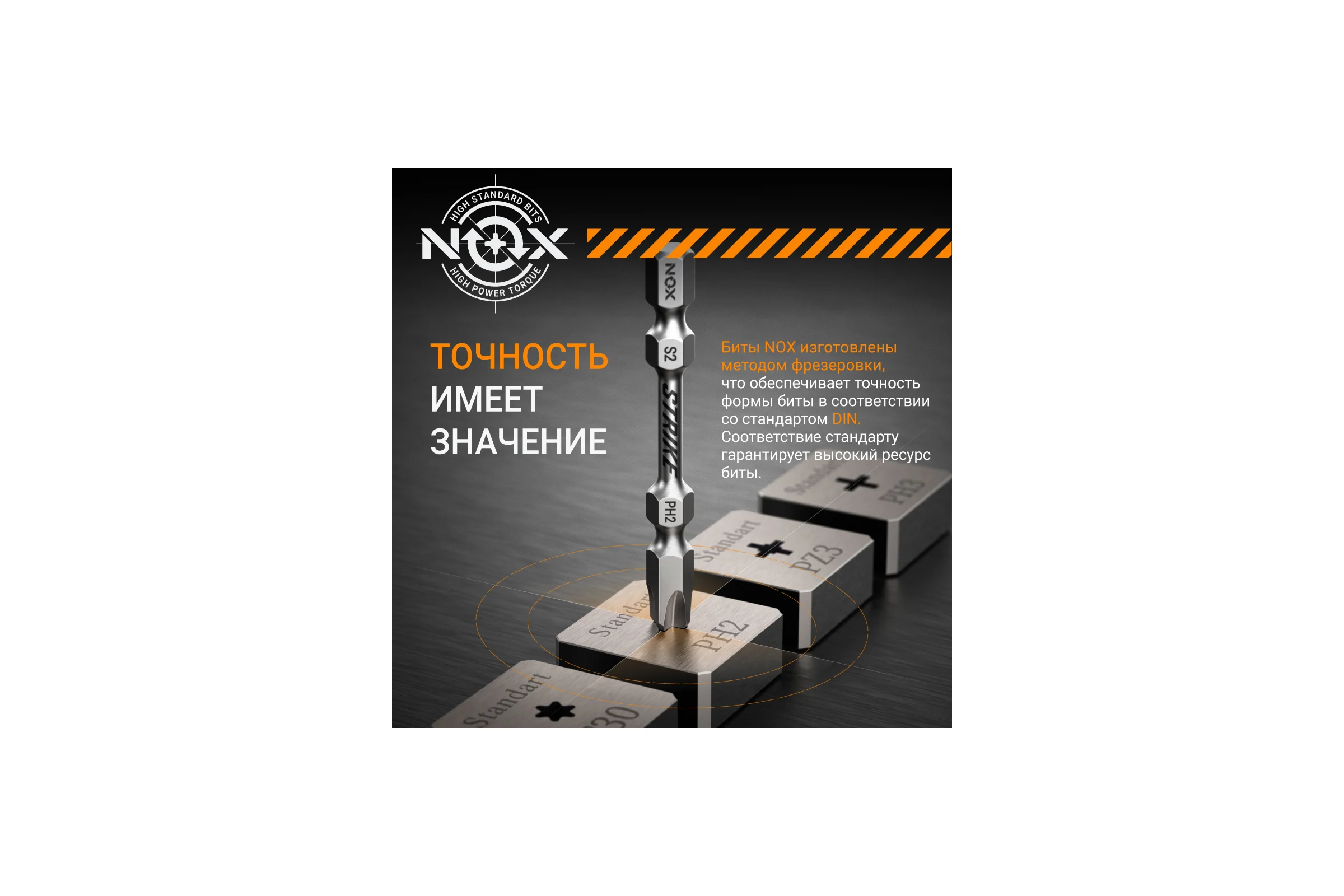 Магнитные насадки для бит, 2 шт карта MAGNEO RING NOX 334600-2