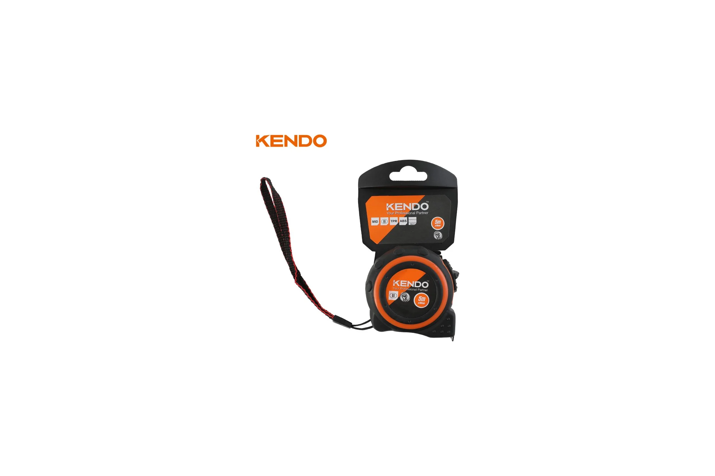Рулетка KENDO 8м х 25мм 35004