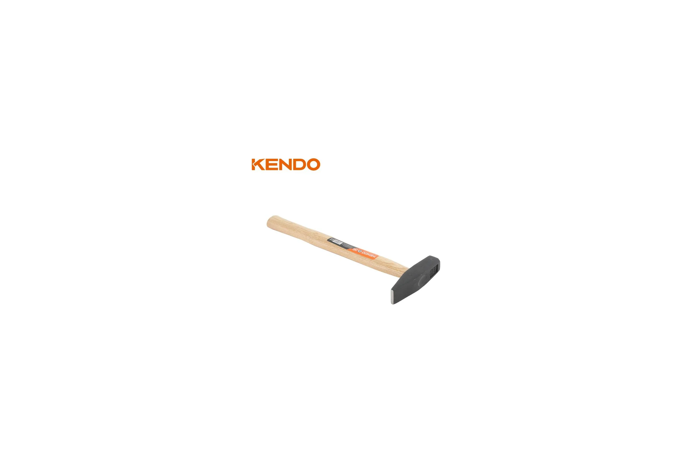 Молоток слесарный с деревянной рукояткой KENDO 273гр  25213