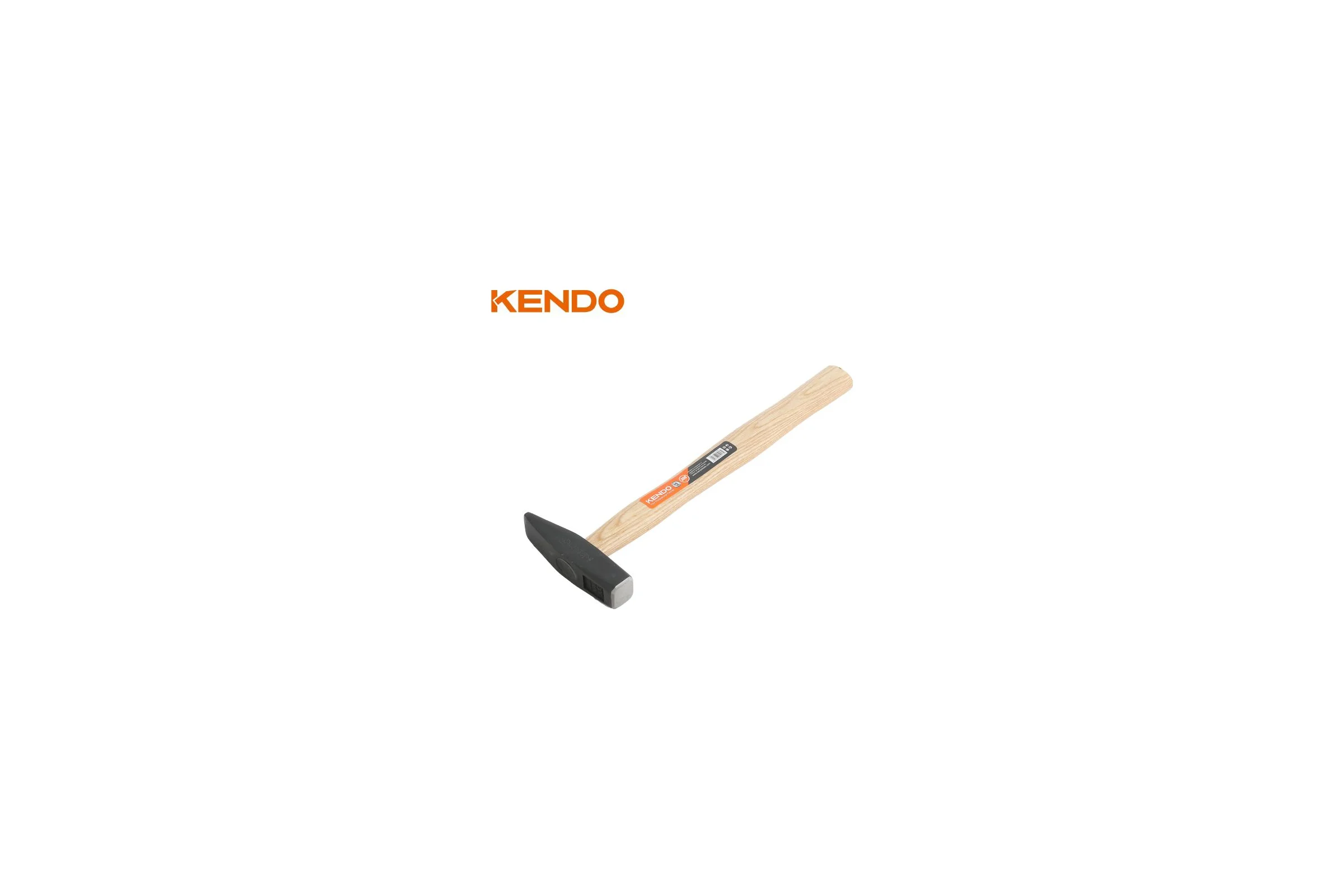 Молоток слесарный с деревянной рукояткой KENDO 273гр  25213