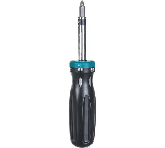 Отвертка со вставками и трещоткой Kamasa Tools 12 шт K 63069