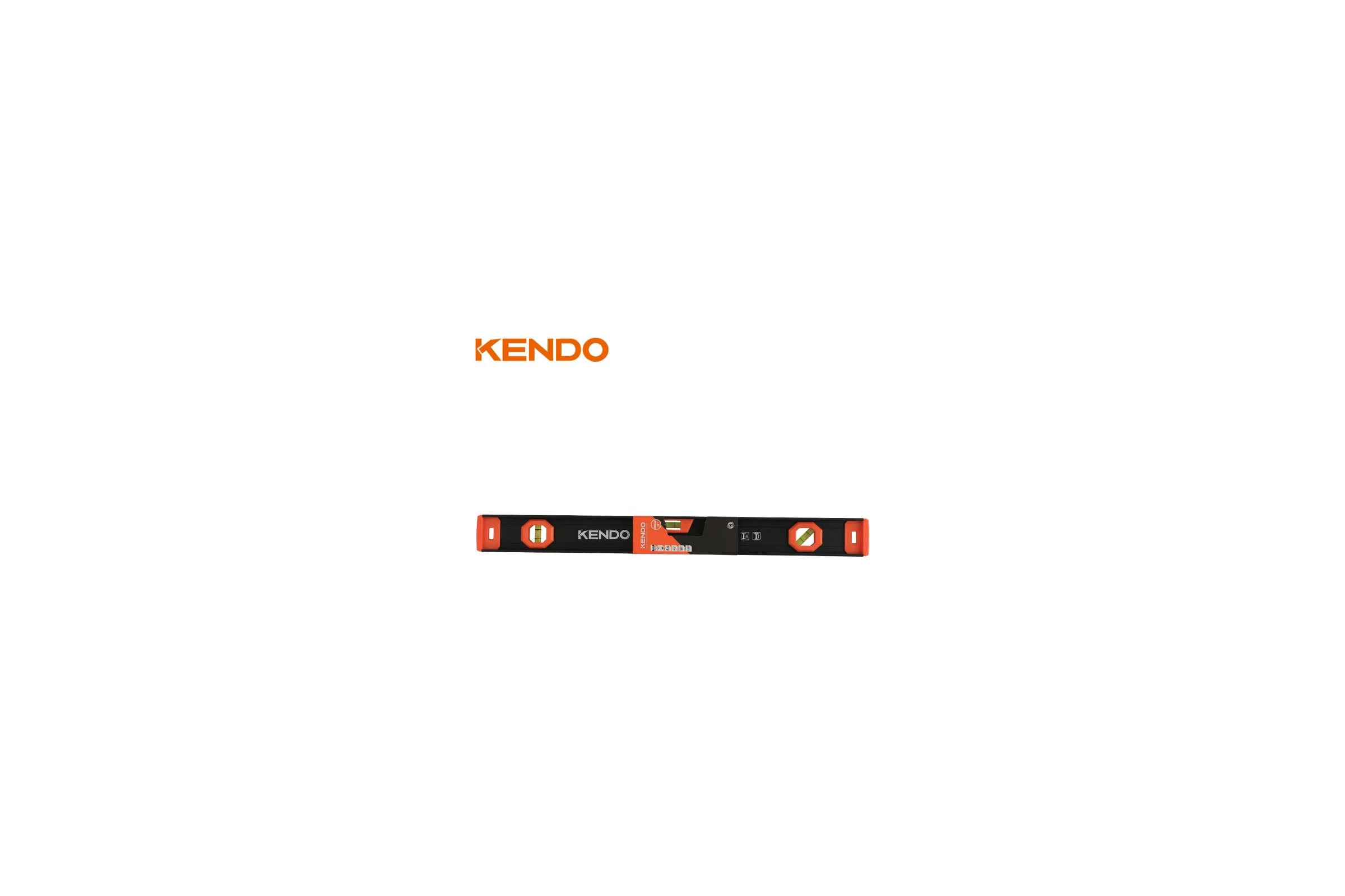 Двутавровый алюминиевый уровень KENDO 1000 мм 35255