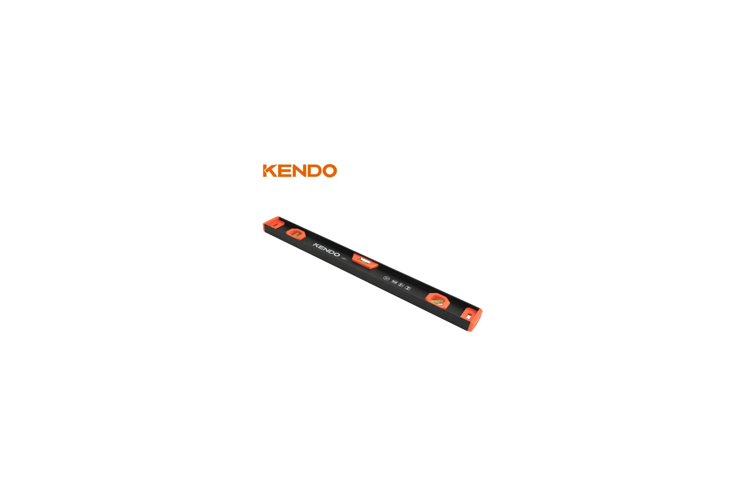 Двутавровый алюминиевый уровень KENDO 400 мм 35252