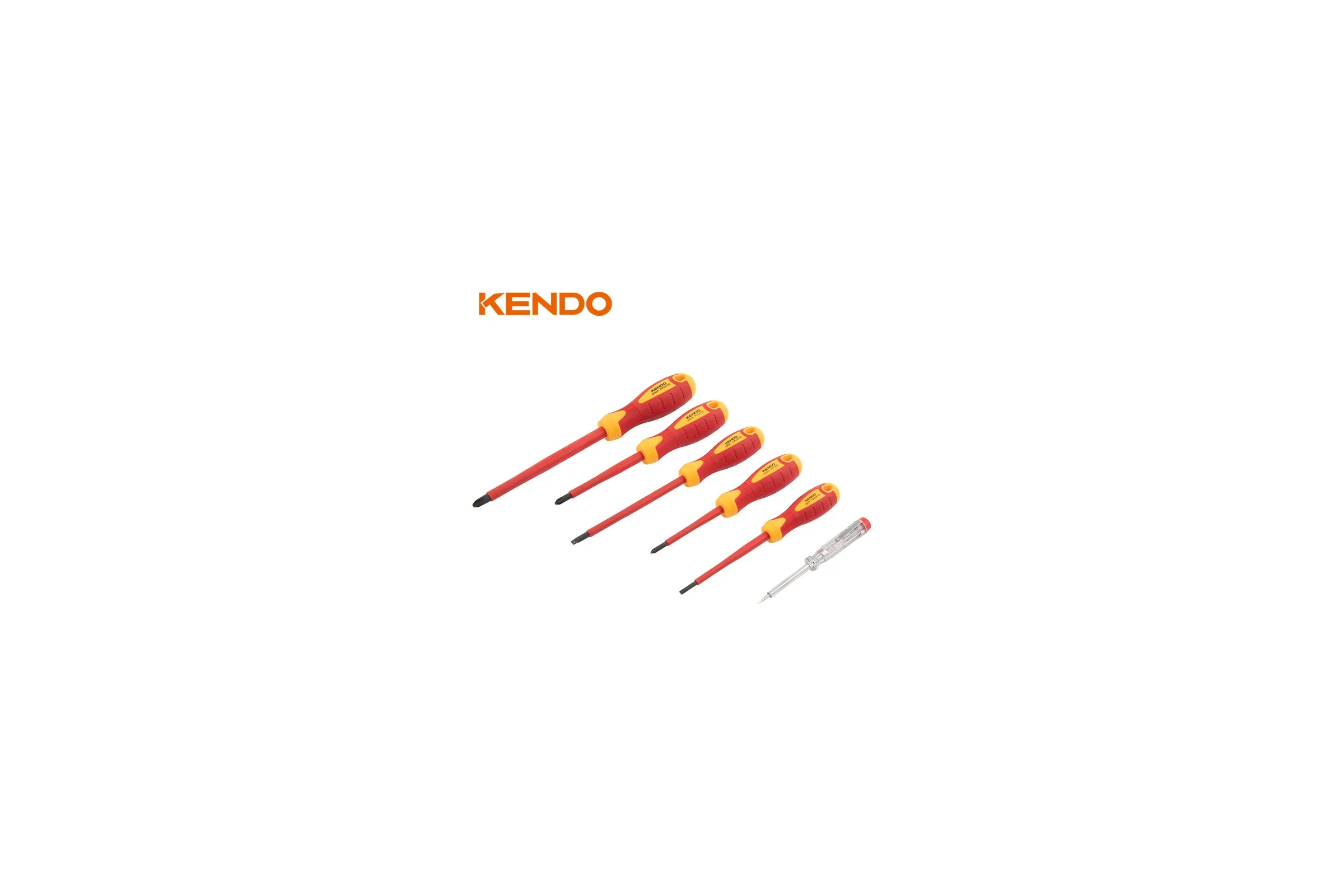 Набор диэлектрических отверток KENDO 6 шт. 1000 В 20483