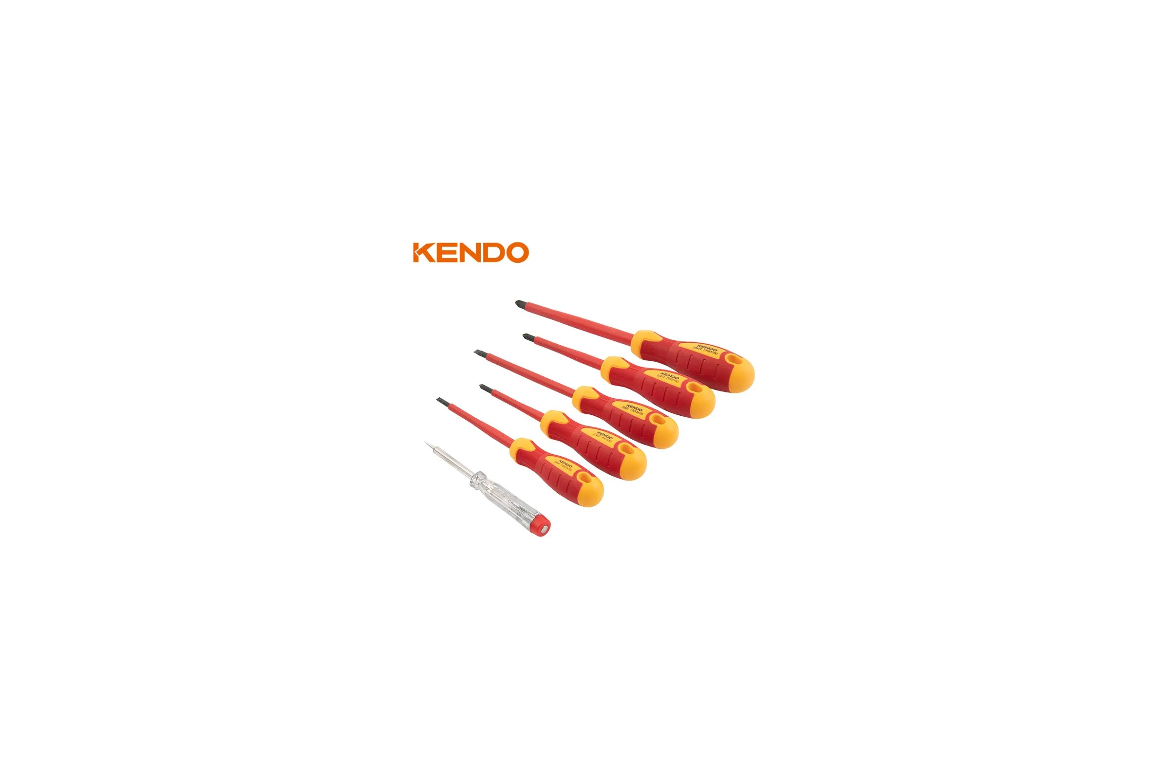 Набор диэлектрических отверток KENDO 6 шт. 1000 В 20483