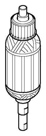 Pотор в сборе для BO5031 Makita 515734-7