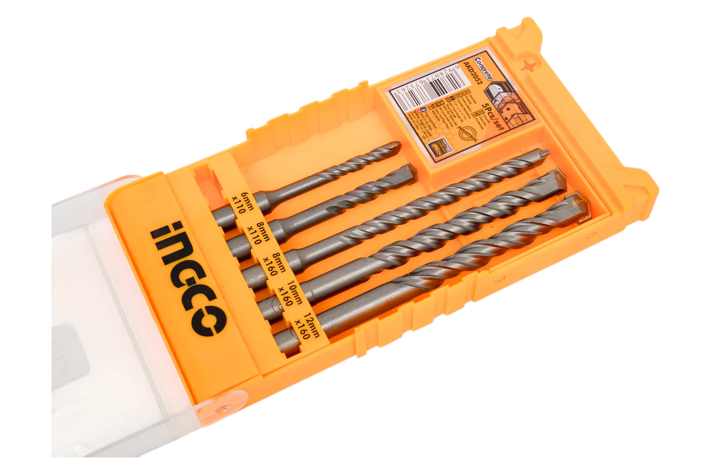 Набор буров SDS-plus 5 шт INGCO AKD2052