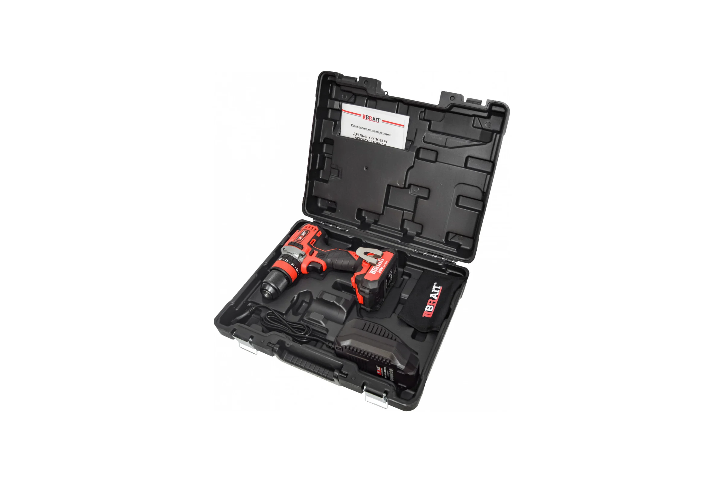 Аккумуляторная дрель BRAIT BCDI20-2PUMBL PRO 21.01.204.101