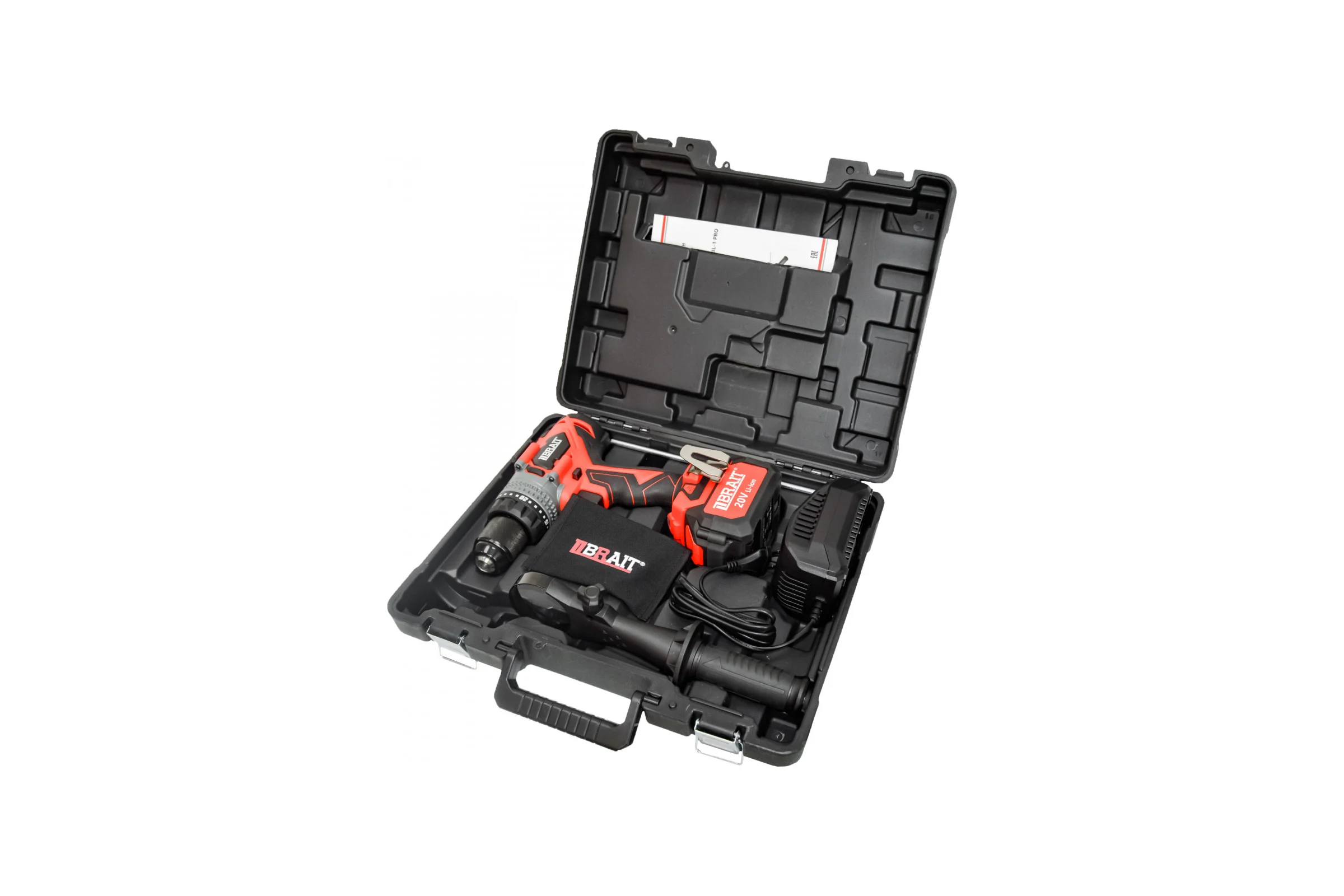 Аккумуляторная дрель BRAIT BCDI20-4PUMBL-1 PRO 21.01.203.101