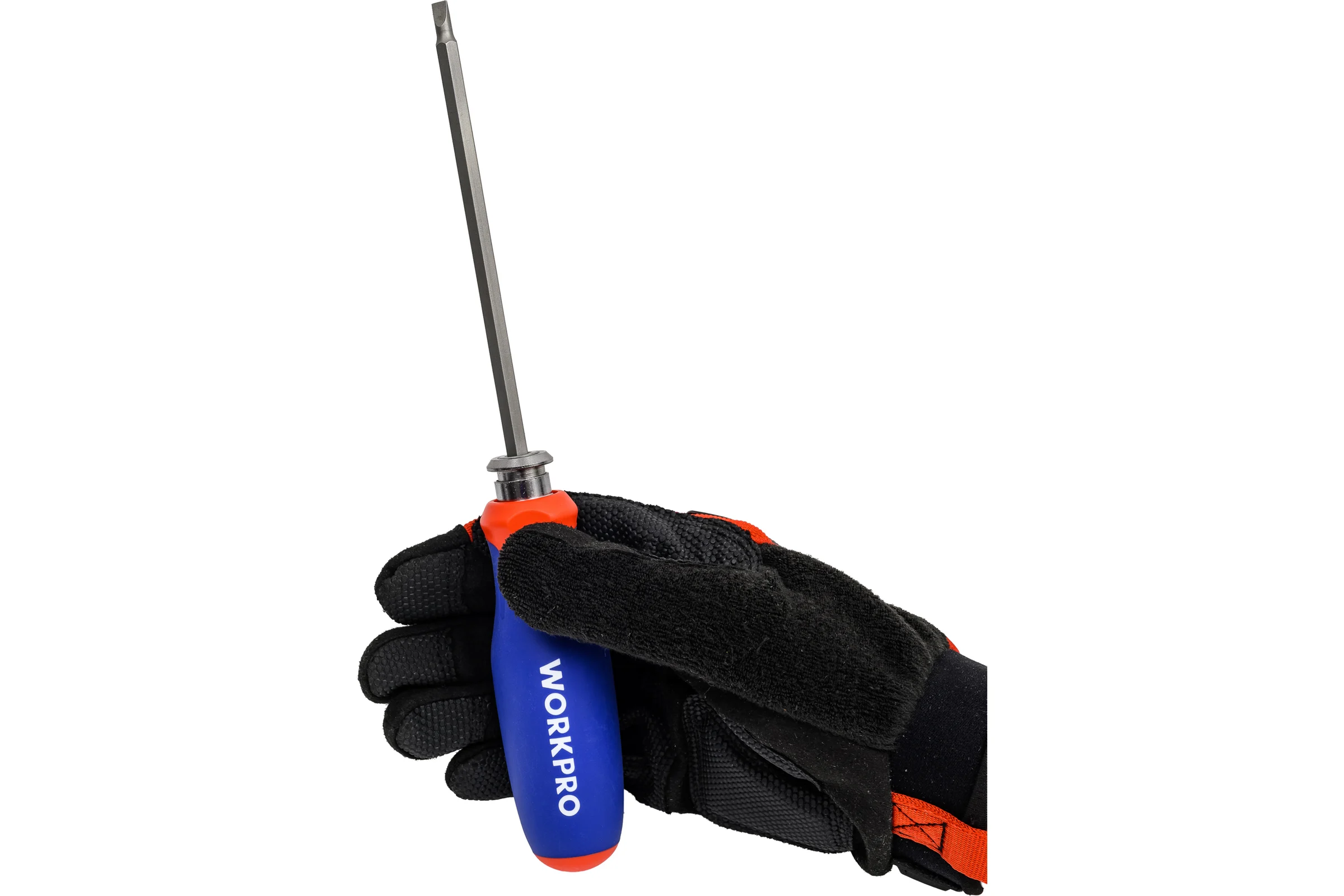 Отвертка 6в1 телескопическая WORKPRO 3 длинные биты WP221060