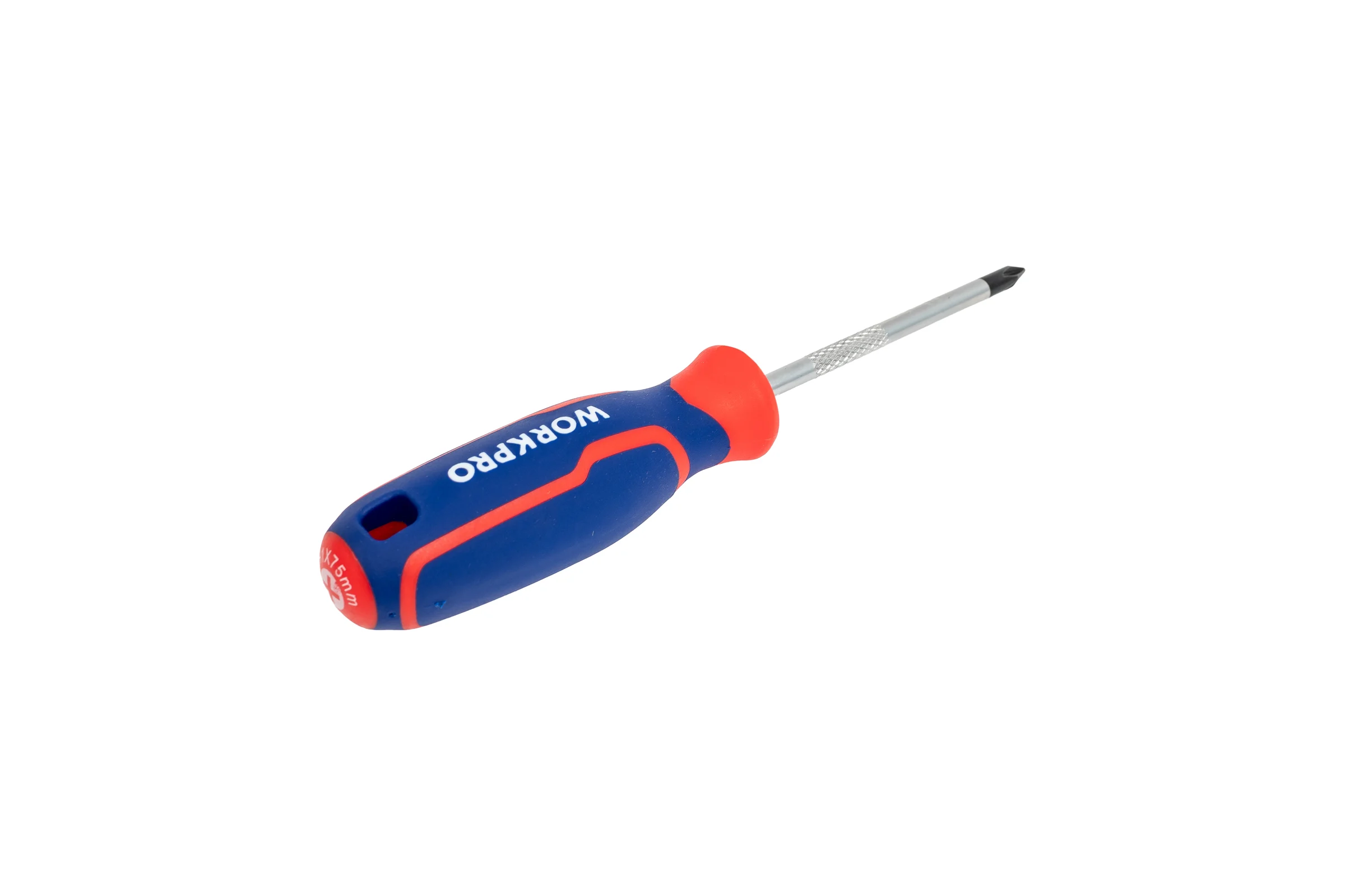 Отвертка с магнитным наконечником WORKPRO PH1x75мм CR-V WP221026