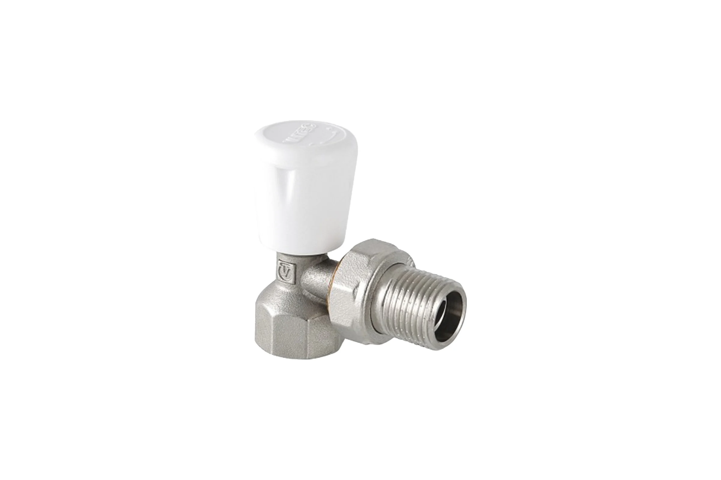 Клапан ручной для радиатора угловой 1/2" Valtec VT.017.N.04