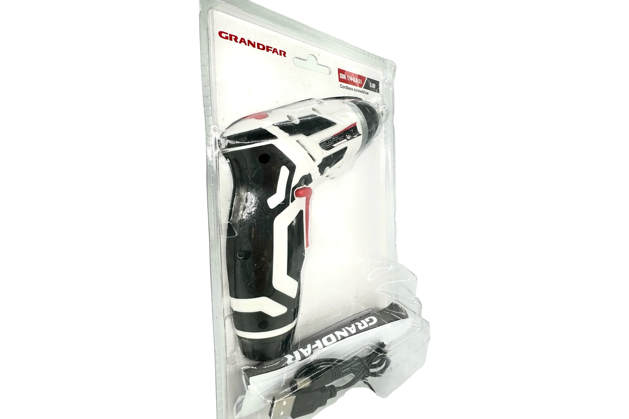 Аккумуляторная отвертка GRANDFAR GDR1/4-3.6G1