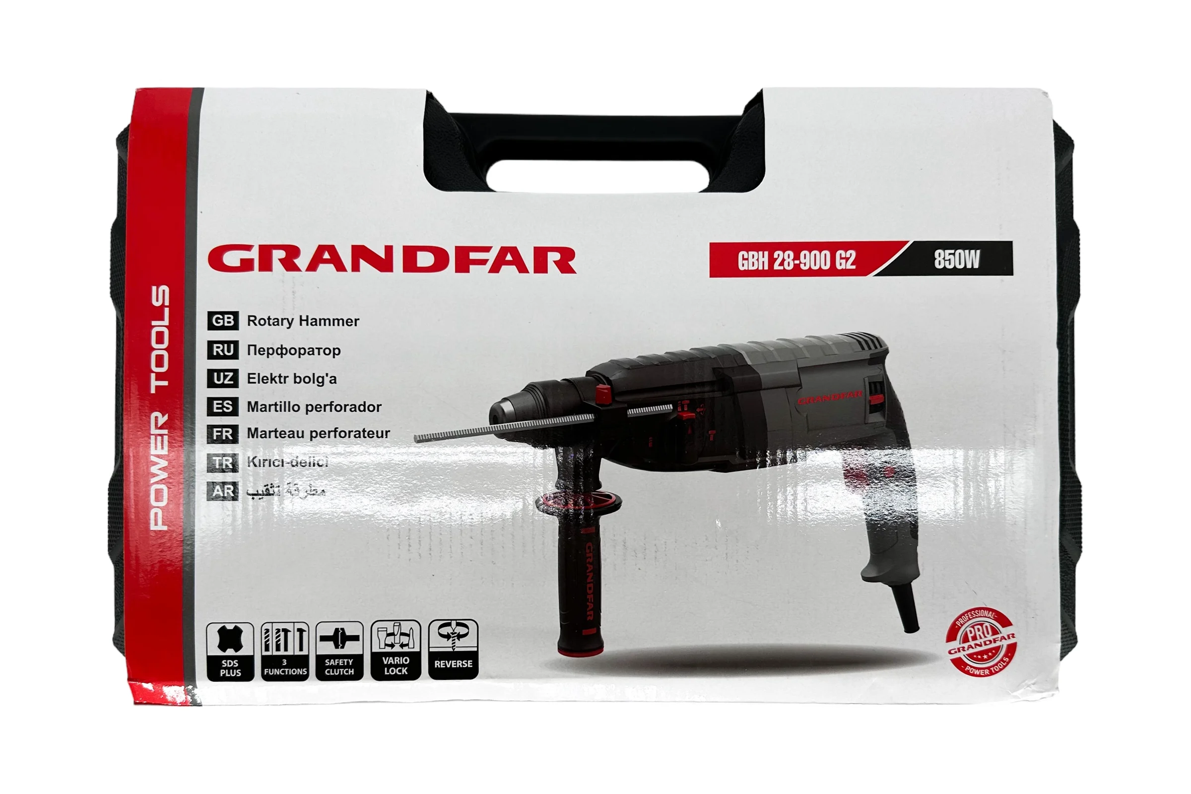 Перфоратор GRANDFAR (3.2 Дж,850Вт) GBH28-900G2