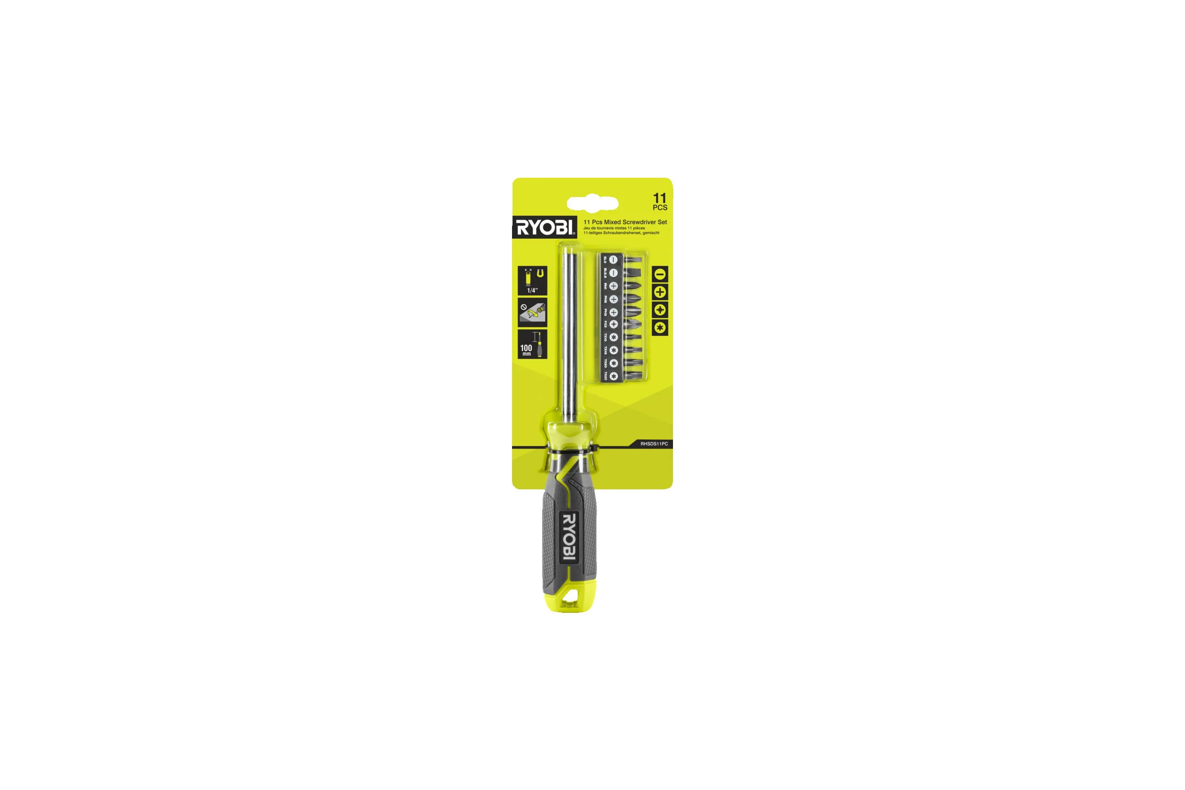 Отвертка со сменными битами Ryobi RHSDSM11PC 5132006227