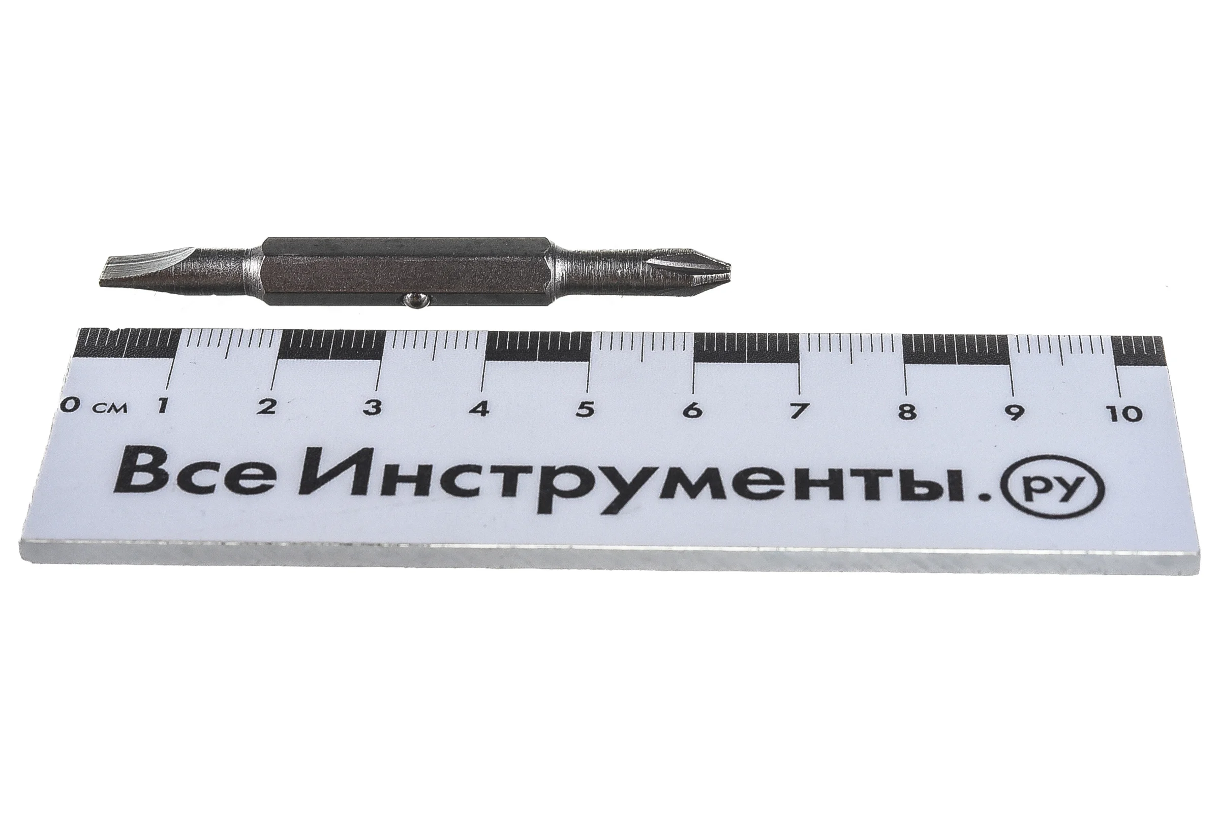Отвертка-перевёртыш  ТУНДРА 4 в 1, пластиковая рукоятка 2502540