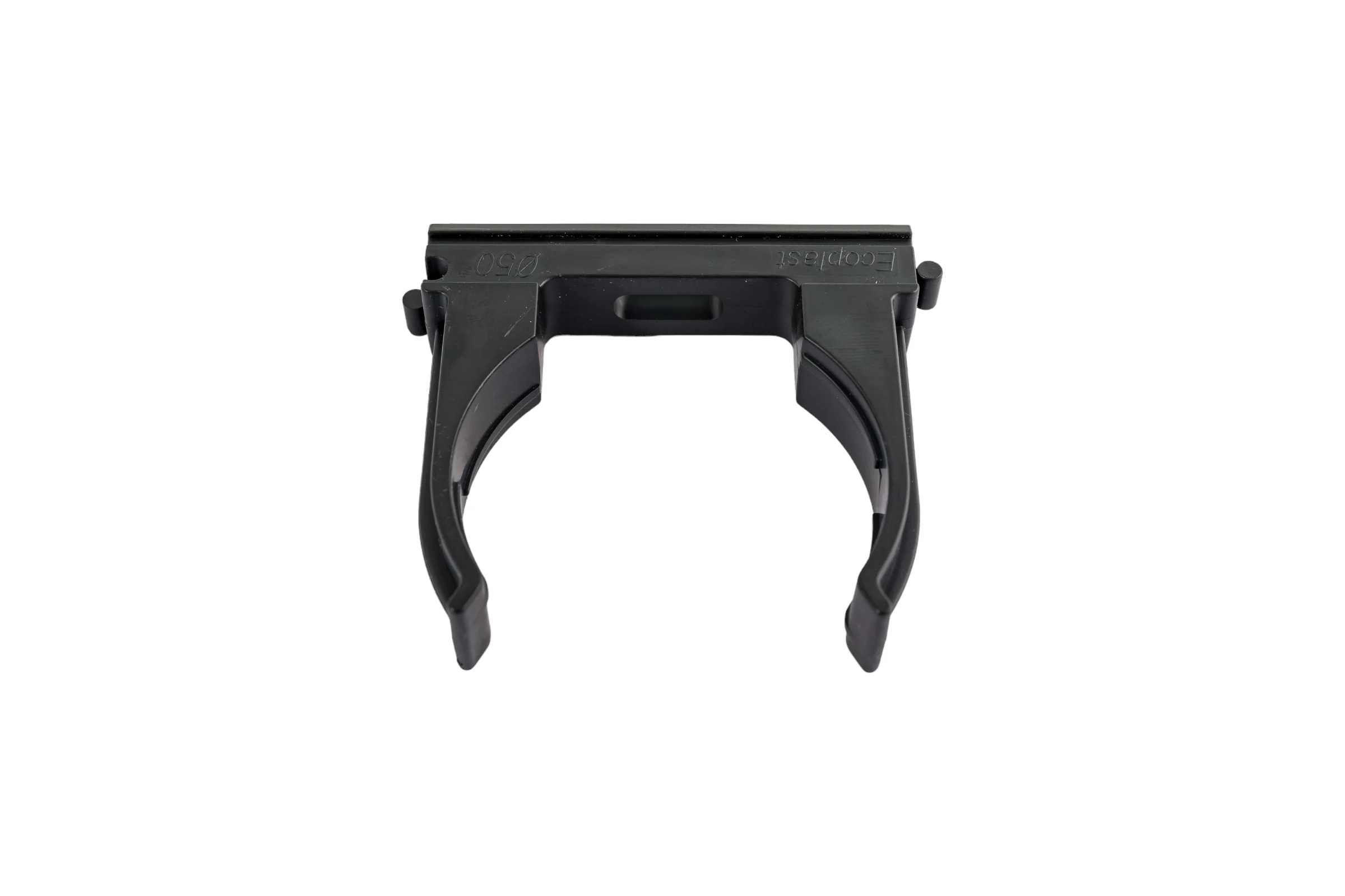 Держатель для труб Экопласт CF50G D50 мм, черный 41750-10BL