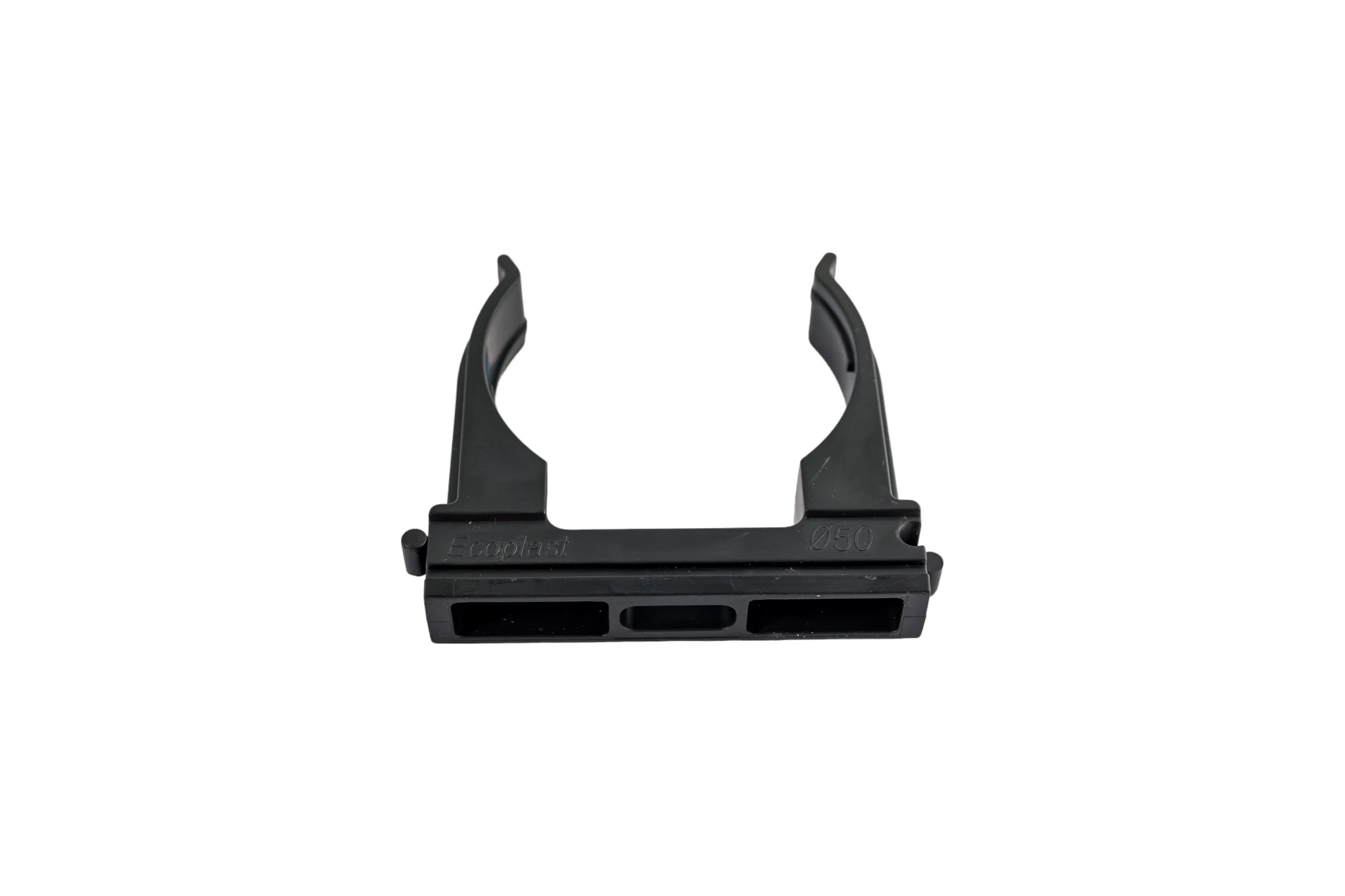 Держатель для труб Экопласт CF50G D50 мм, черный 41750-10BL